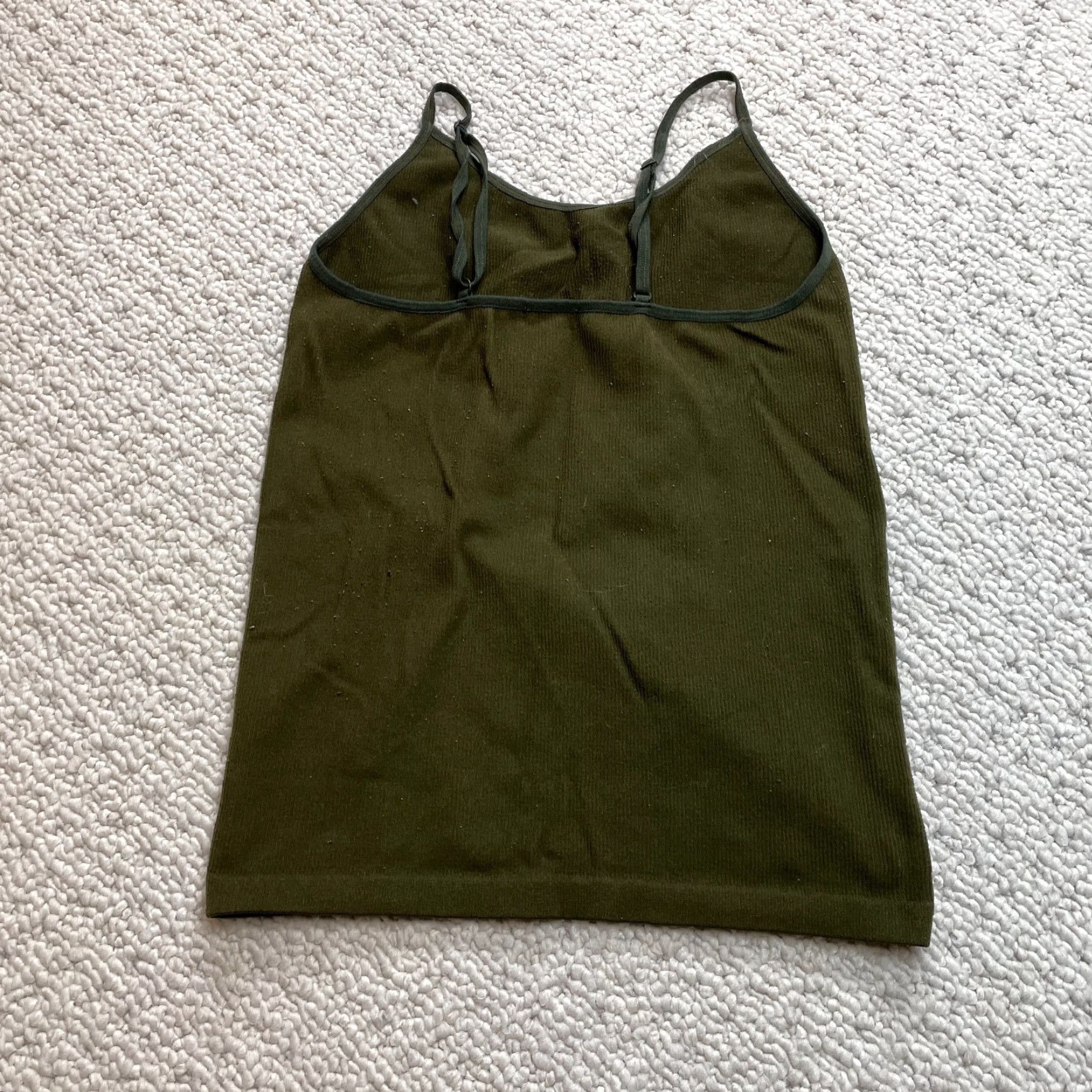 Vintage Bozzolo Tank Top Juniors M Green Sleeveless Nylon Spandex Jersey Knit Shirt Basic Stretch Casual Girls Senior Teens Shirt Size M / US 6-8 / IT 42-44 - 7 Thumbnail