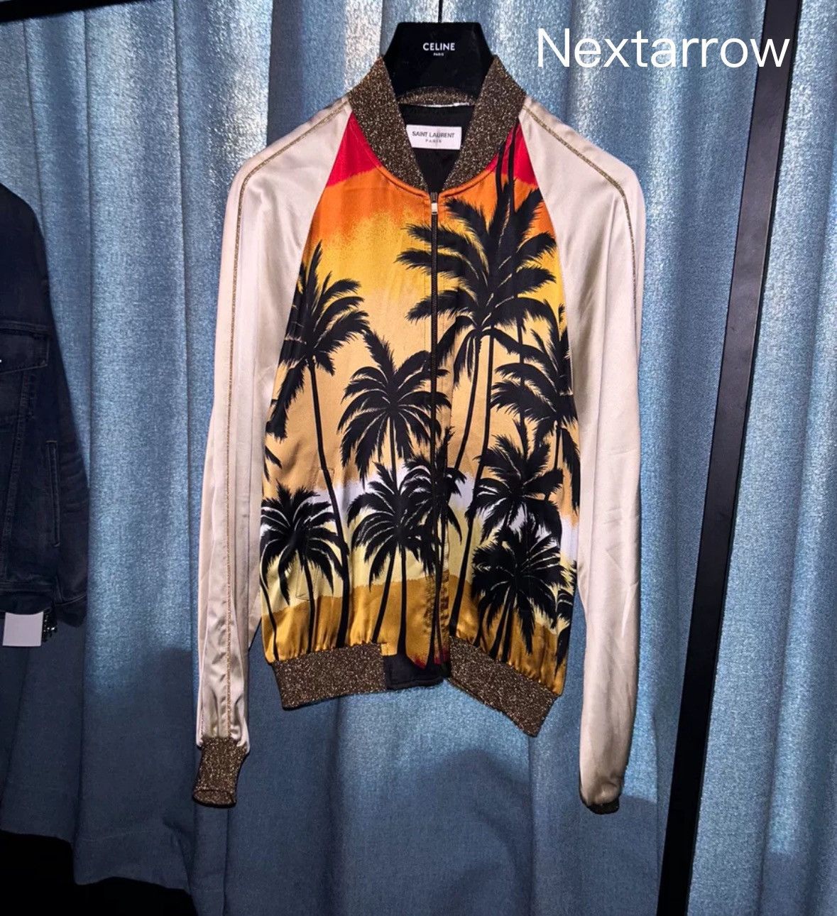 Saint Laurent slp16SS Coconut Tree Jacket 2412-Nextarrow