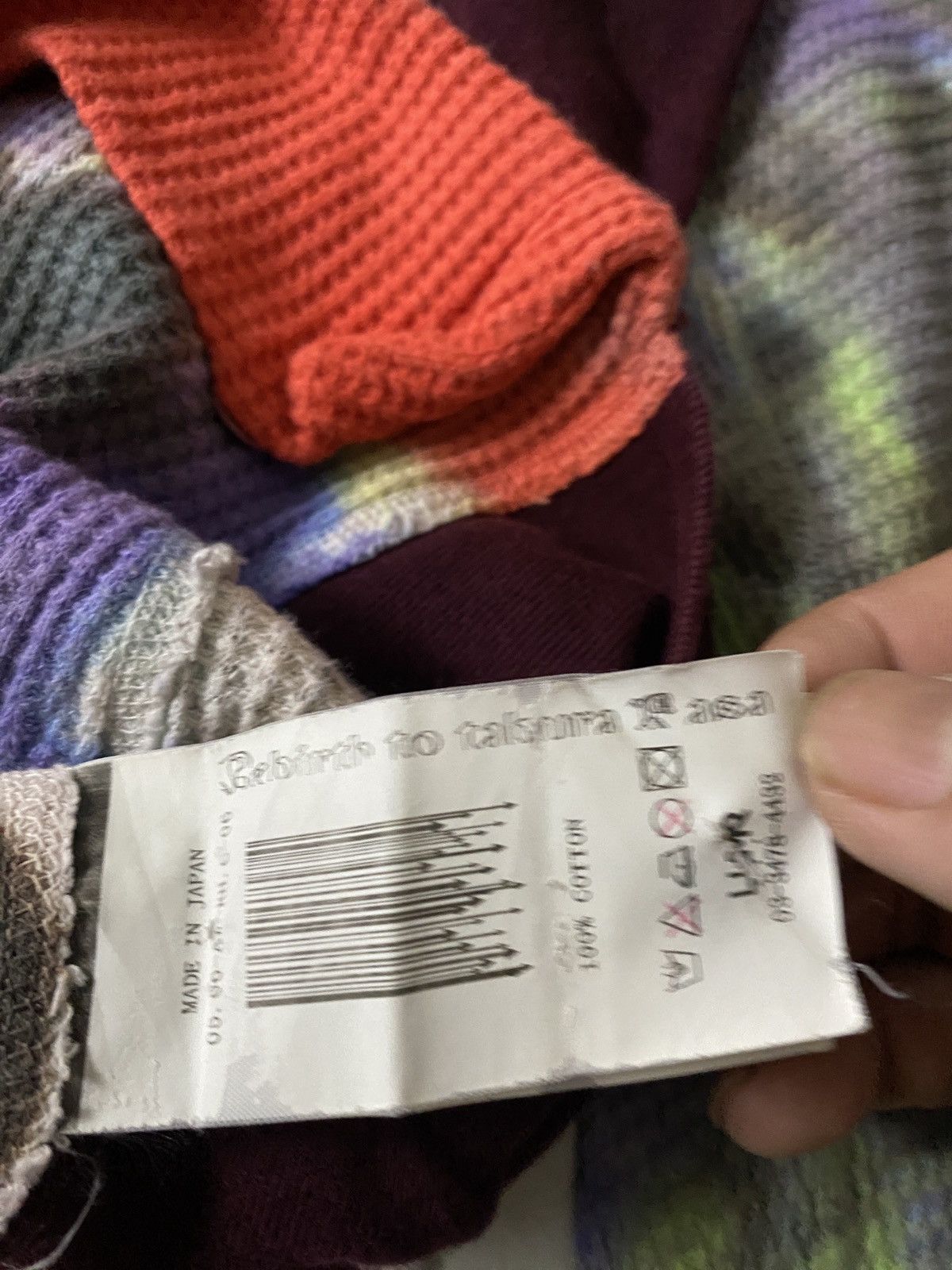 If Six Was Nine 2000's Rebirth to Tabula Rasa Dyed Mohair Hoodie Size US L / EU 52-54 / 3 - 11 Thumbnail