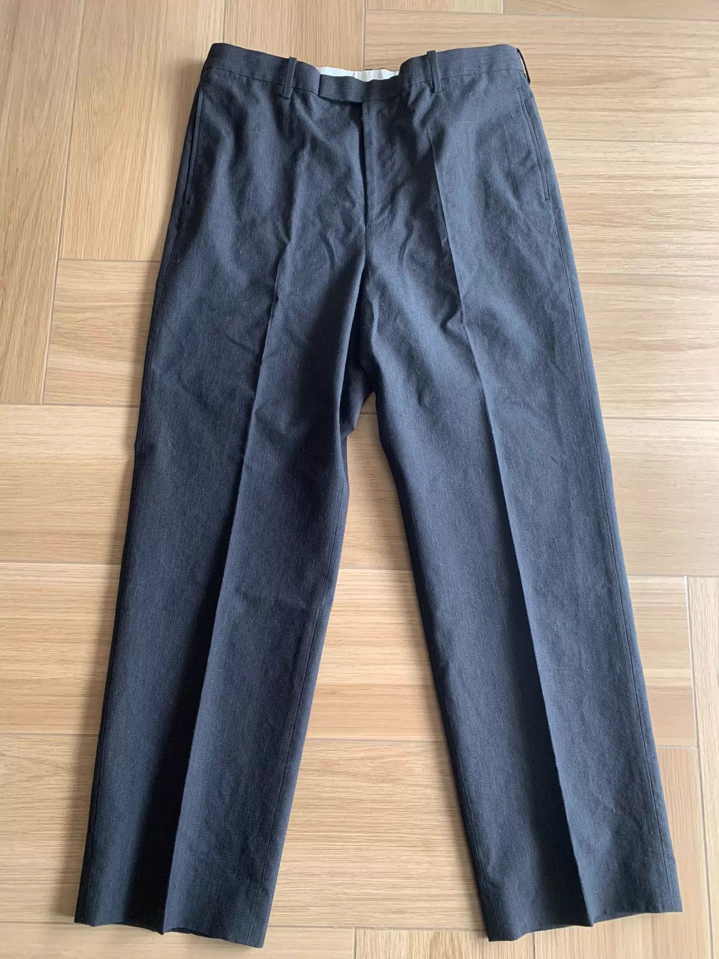 Visvim VISVIM WIDE SLACKS PINSTRIPE Wool Linen 25AW 4 Size US 36 / EU 52 - 1 Thumbnail