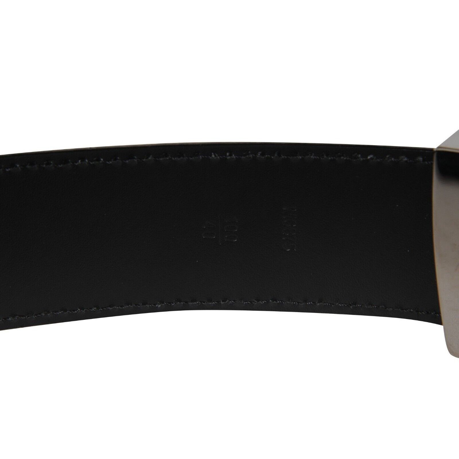 Louis Vuitton Mini Damier 40mm LV Initials Belt Blue Suede Size 40 - 14 Thumbnail