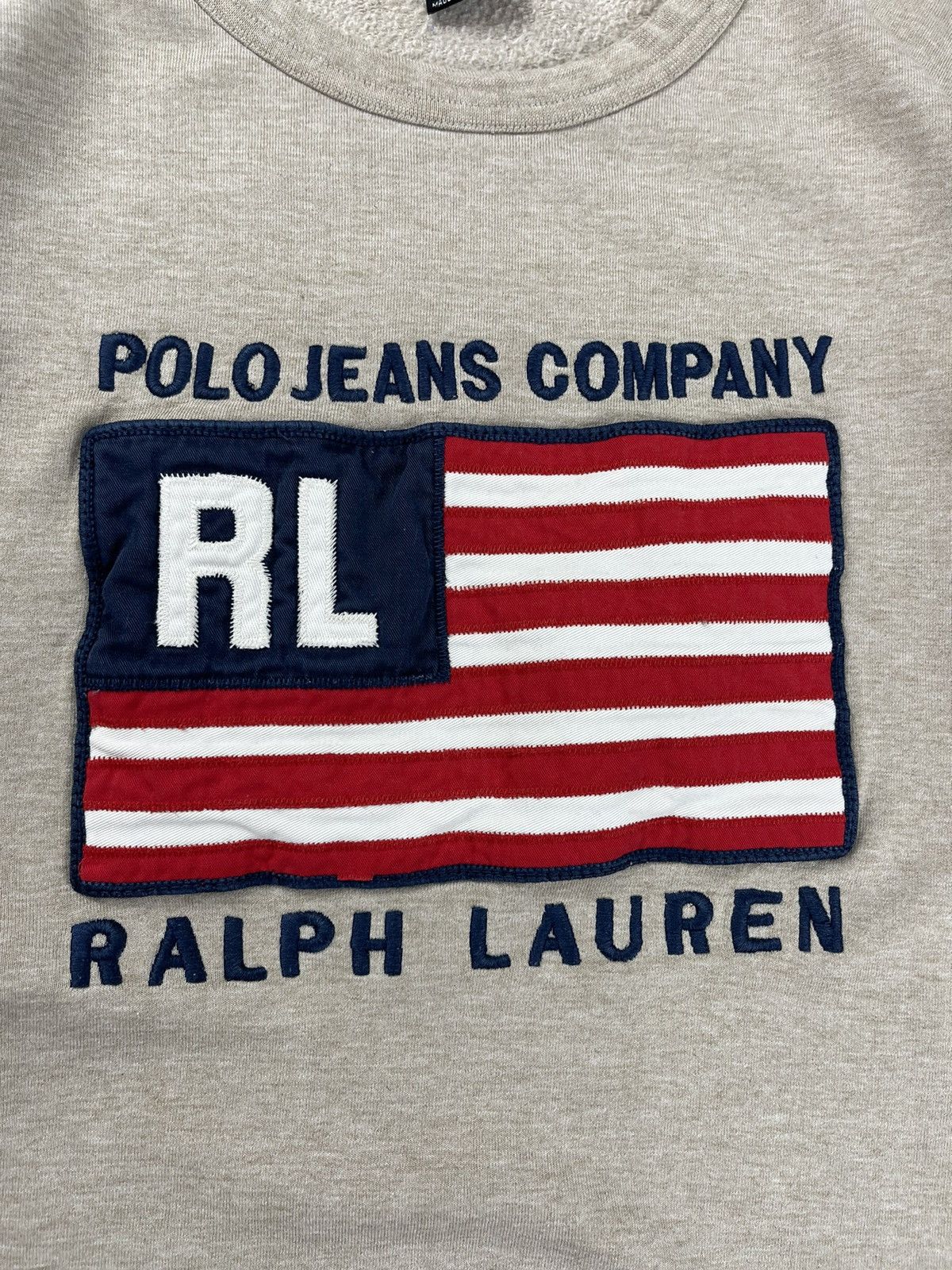 Polo Ralph Lauren Polo Jeans Company Ralph Lauren American Flag Sweatshirt Size US L / EU 52-54 / 3 - 7 Thumbnail