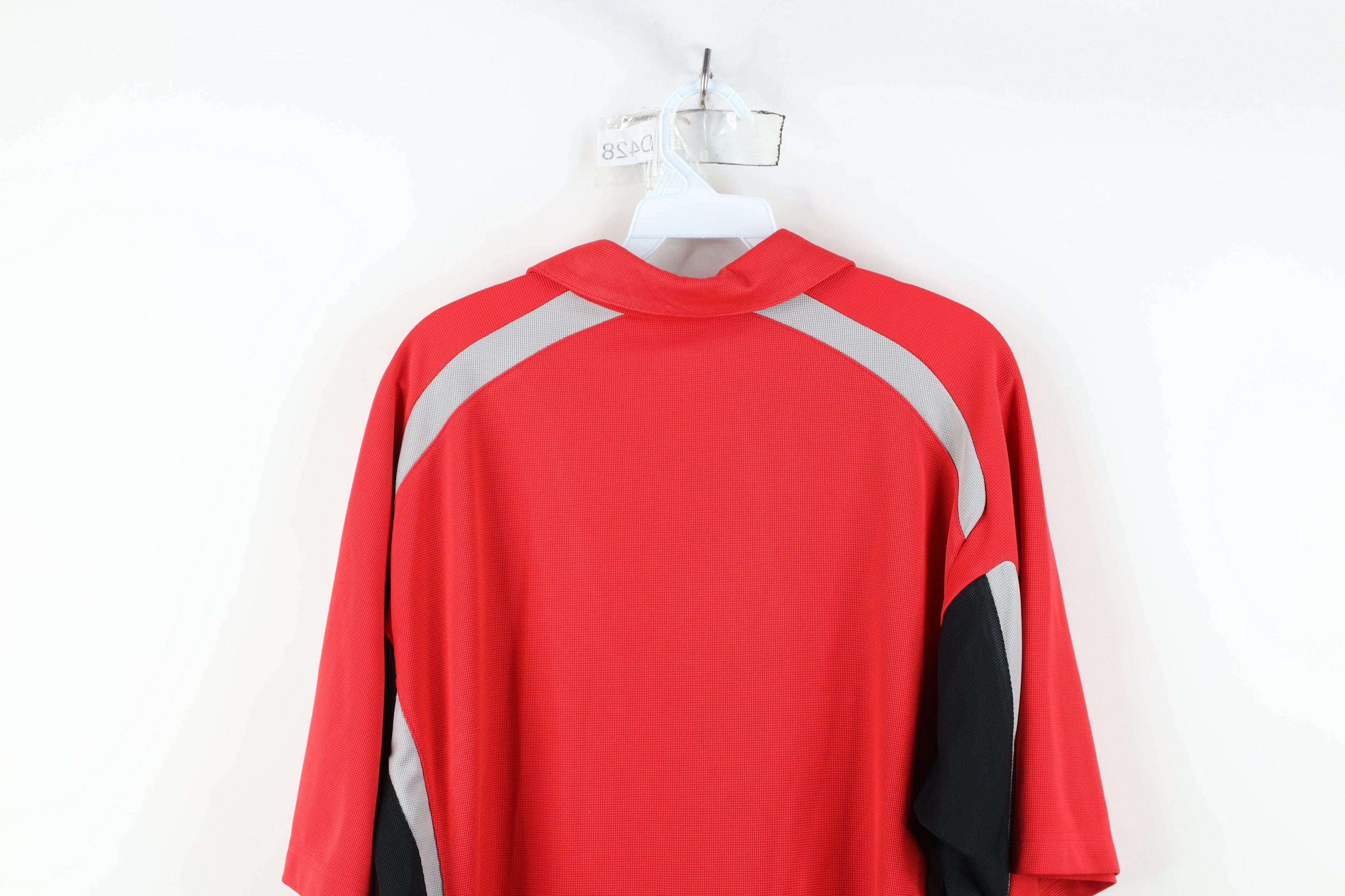 Nike × Vintage Vintage Nike Mini Swoosh Ohio State University Football Polo Size US L / EU 52-54 / 3 - 14 Thumbnail