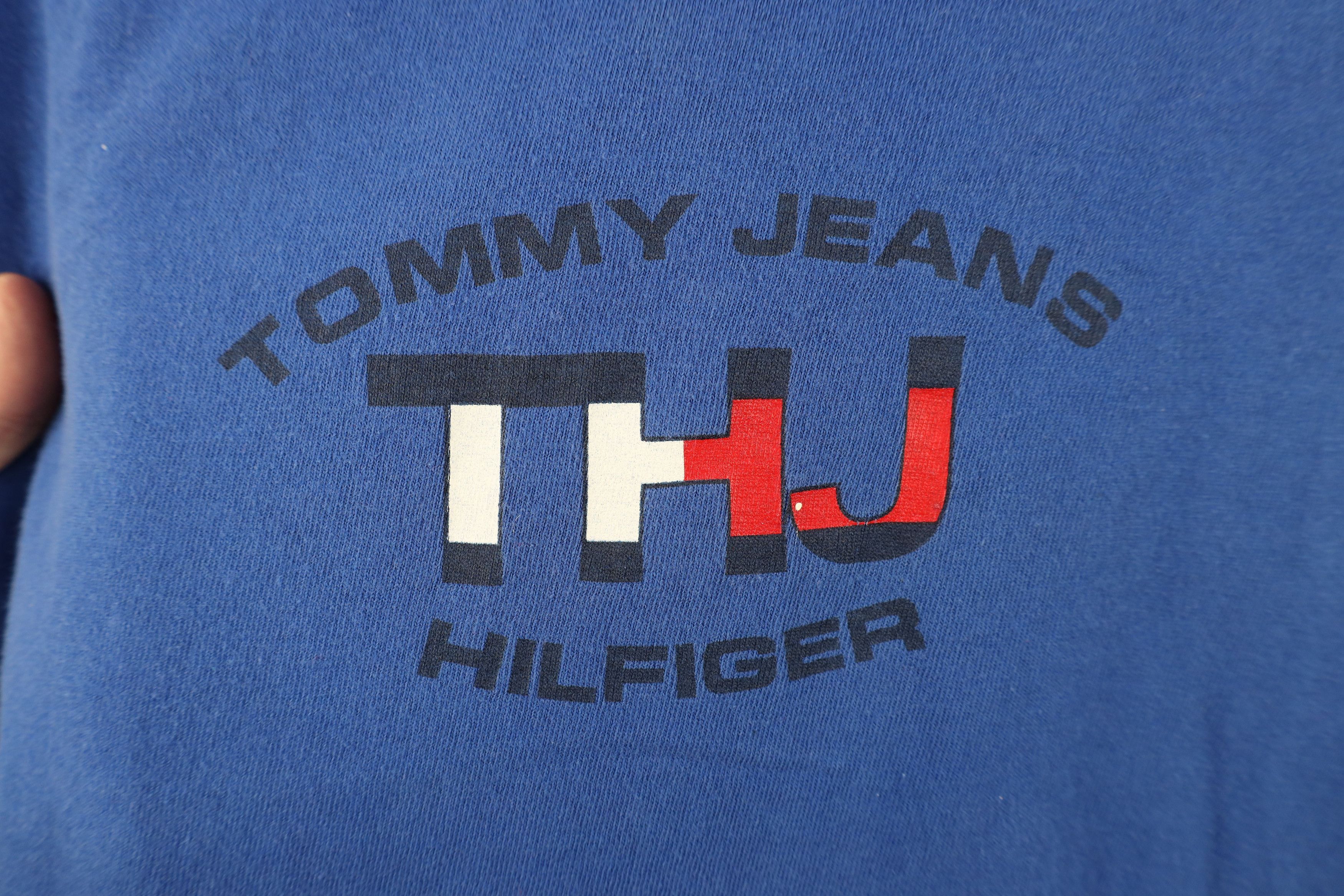 Tommy Hilfiger Vintage 90s Tommy Hilfiger Spell Out Big Logo T-Shirt USA Size US XXL / EU 58 / 5 - 4 Thumbnail
