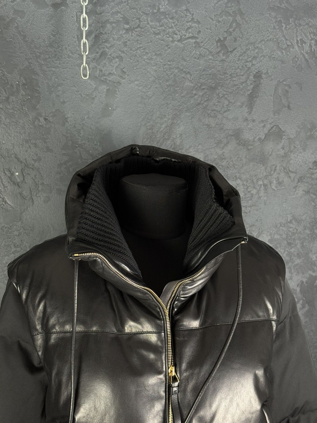 Bally RRP $3,300 BALLY Women’s Lamb Leather Puffer Jacket Vest Size M / US 6-8 / IT 42-44 - 11 Thumbnail