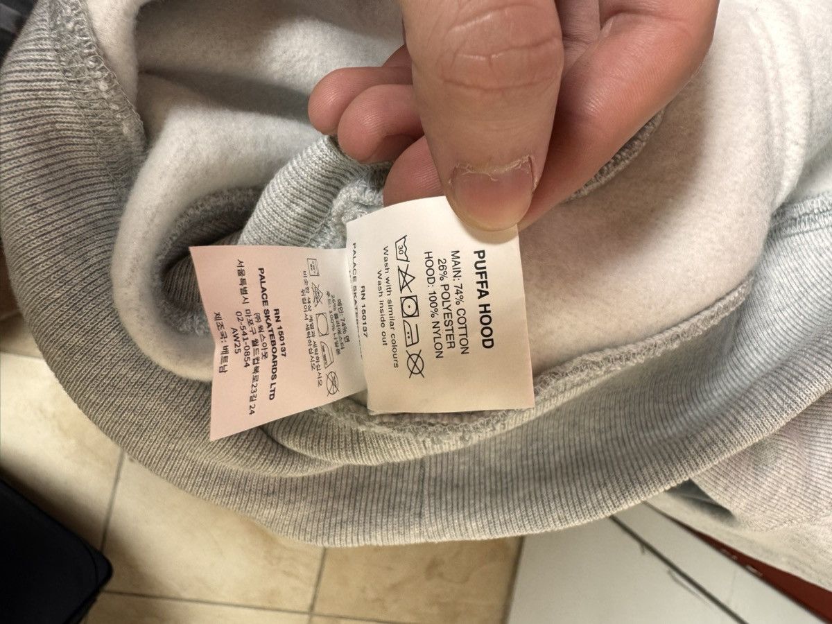 Palace PALACE GREY MARL PUFA HOOD Size US M / EU 48-50 / 2 - 14 Thumbnail