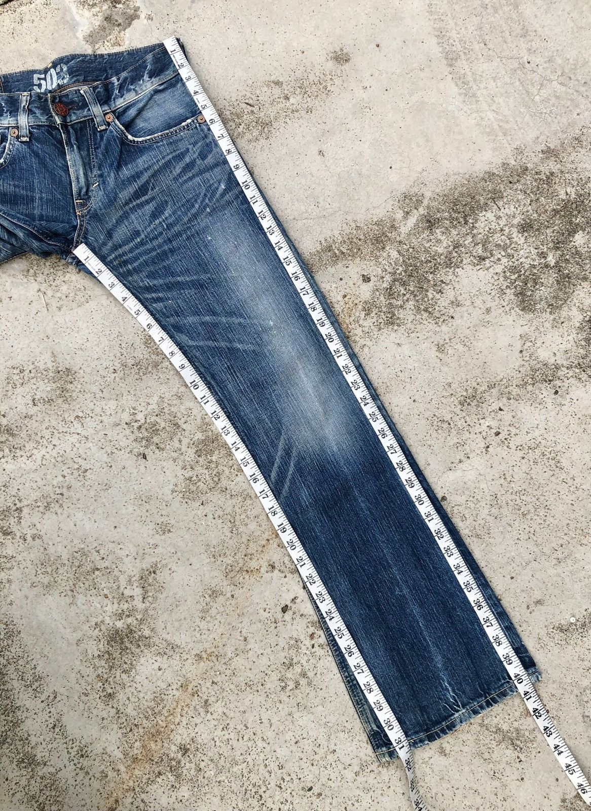 Edwin FLARED WASHED BLUE DENIM BY EDWIN JAPAN Size US 30 / EU 46 - 8 Thumbnail