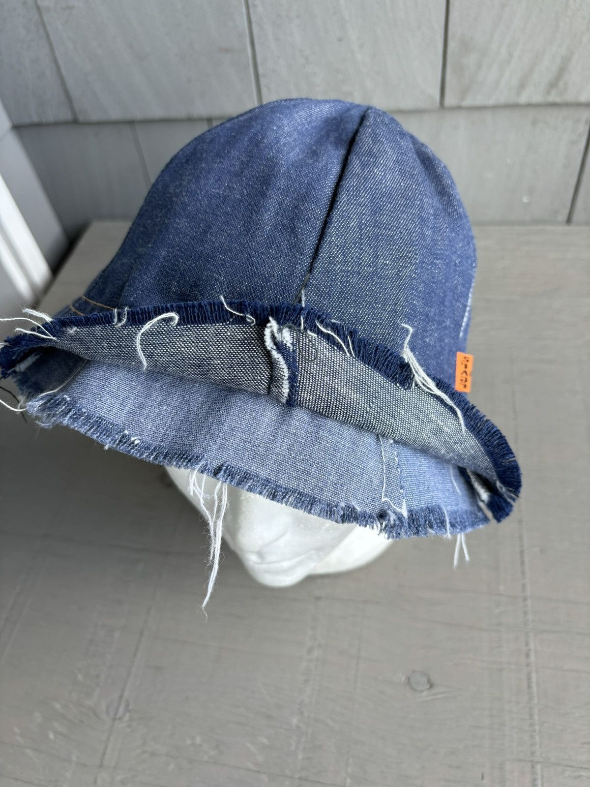 Levi's 1970s Levi's Crusher Hat Vintage Orange Tab Bucket Hat Size ONE SIZE - 5 Thumbnail