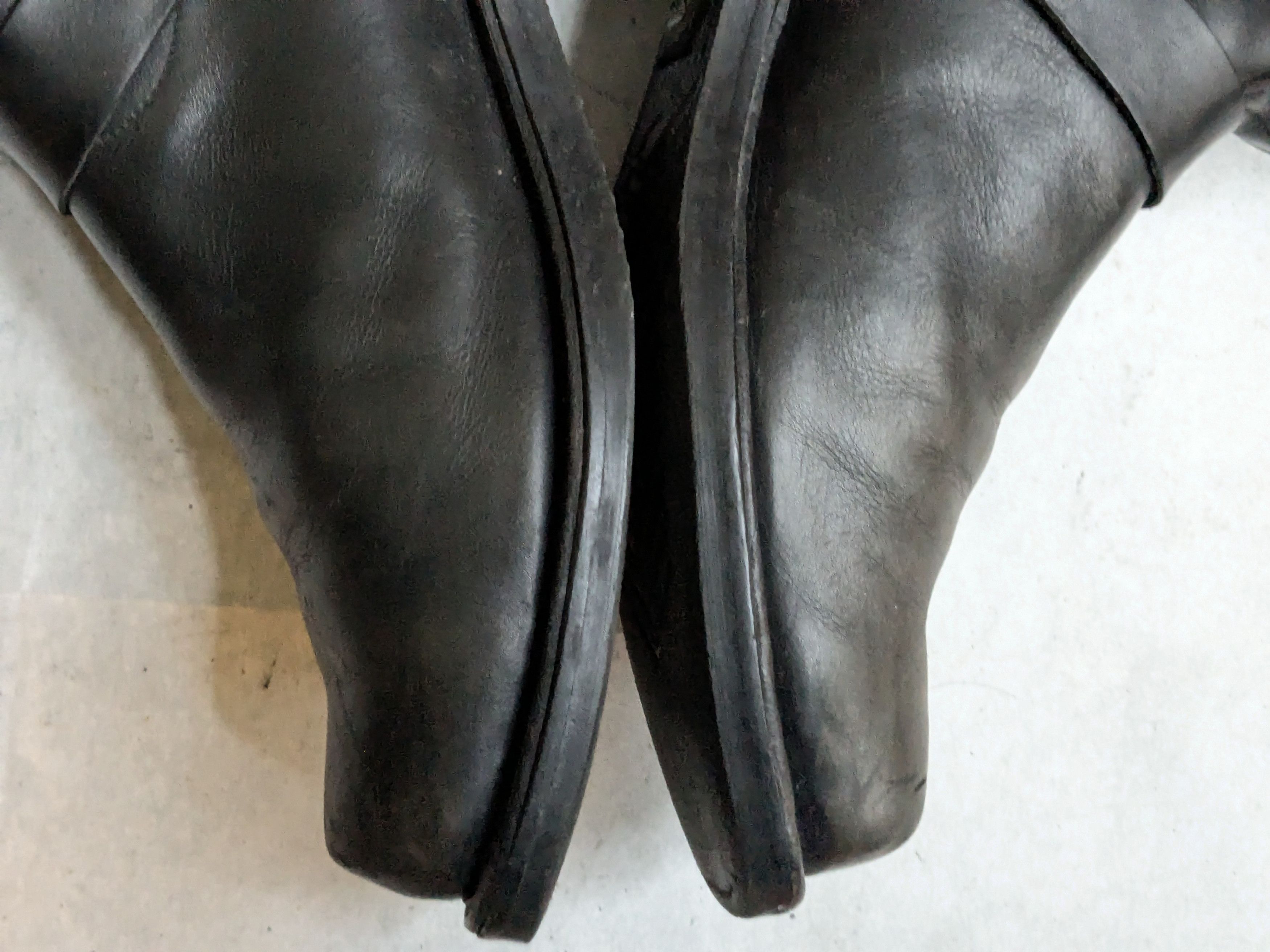 Genuine Leather Tony Lama Harness Boots Black Leather 11.5 Motorcycle Biker Size US 11.5 / EU 44-45 - 7 Thumbnail