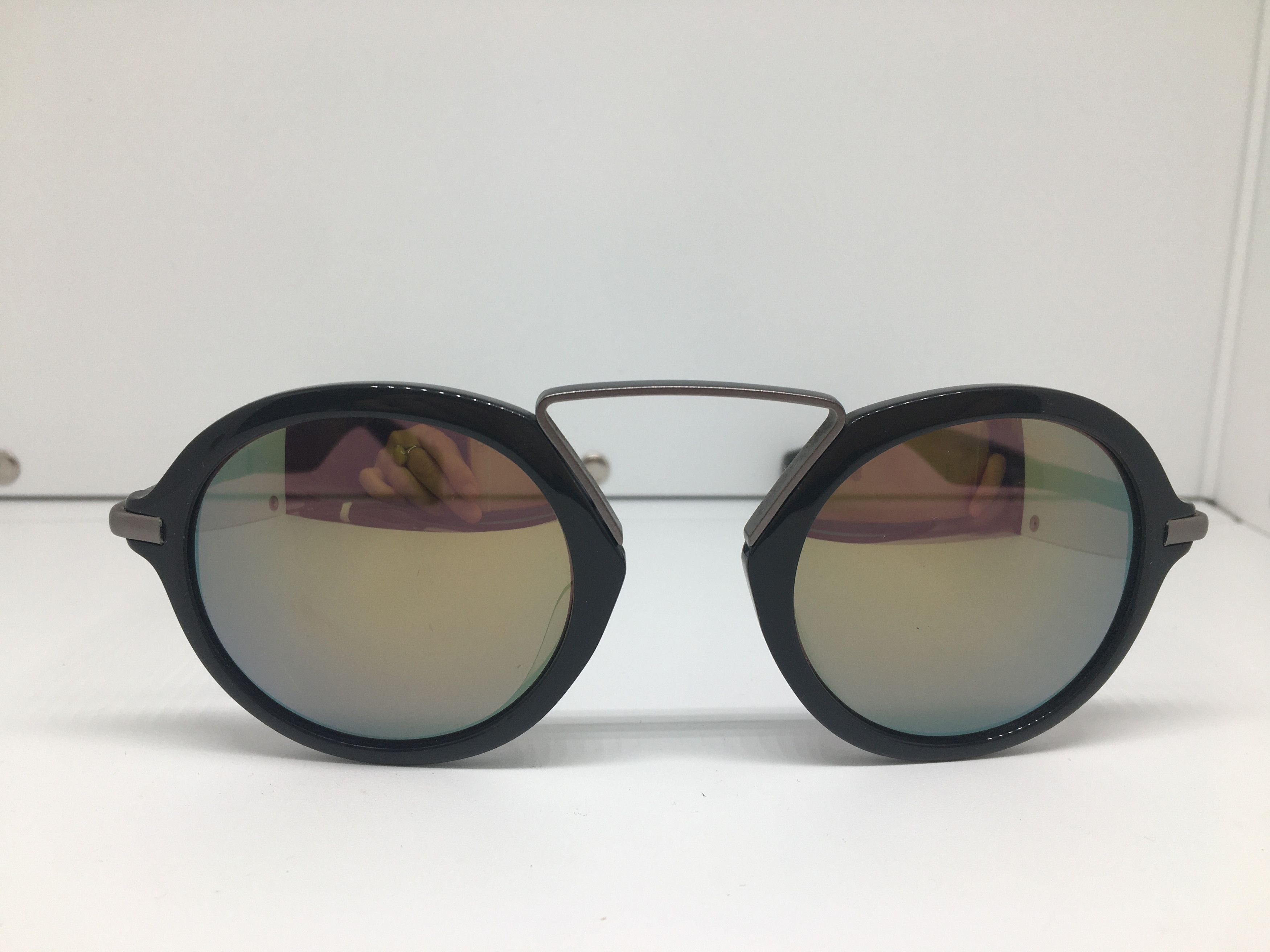 Yohji Yamamoto Yohji Yamamoto YY5009 Round Sunglasses Frame Size ONE SIZE - 1 Thumbnail