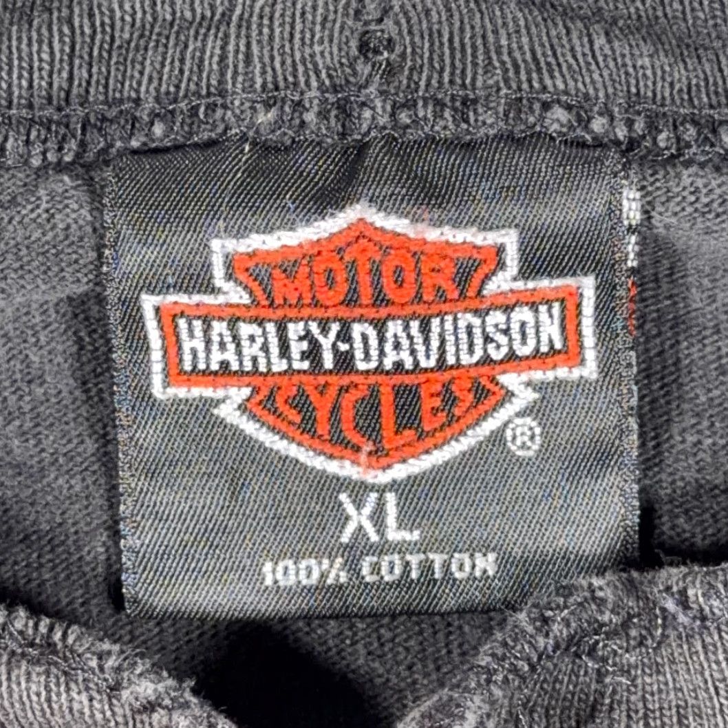 Harley Davidson VINTAGE Harley Davidson Shirt Adult XL Black Henley Biker USA 90s Shirt Mens XL Black Harley Davidson 90s USA Henley Shirt Size US XL / EU 56 / 4 - 7 Thumbnail