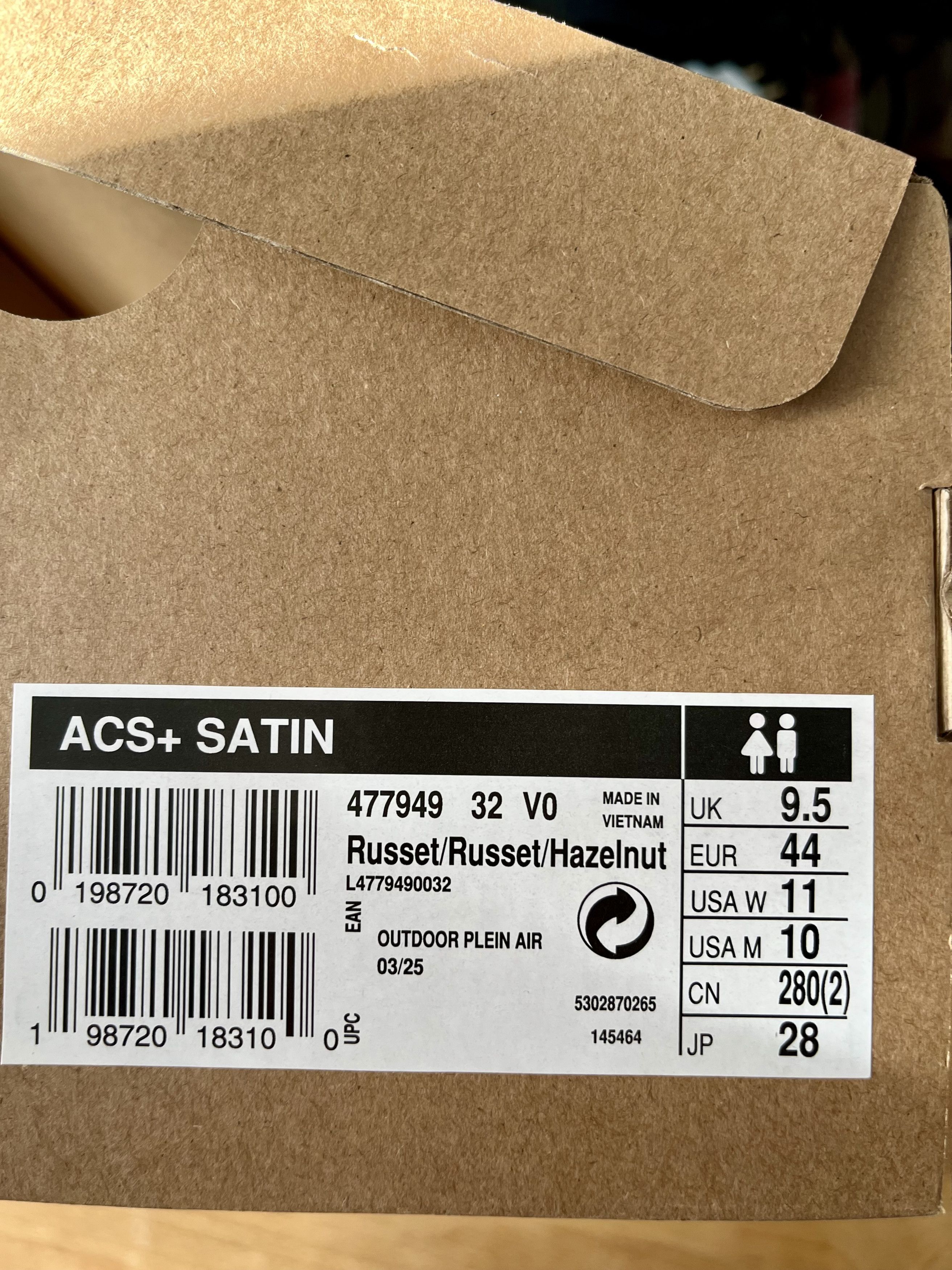 Salomon Salomon acs satin hazelnut 10 outdoor hiking running Size US 10 / EU 43 - 8 Thumbnail