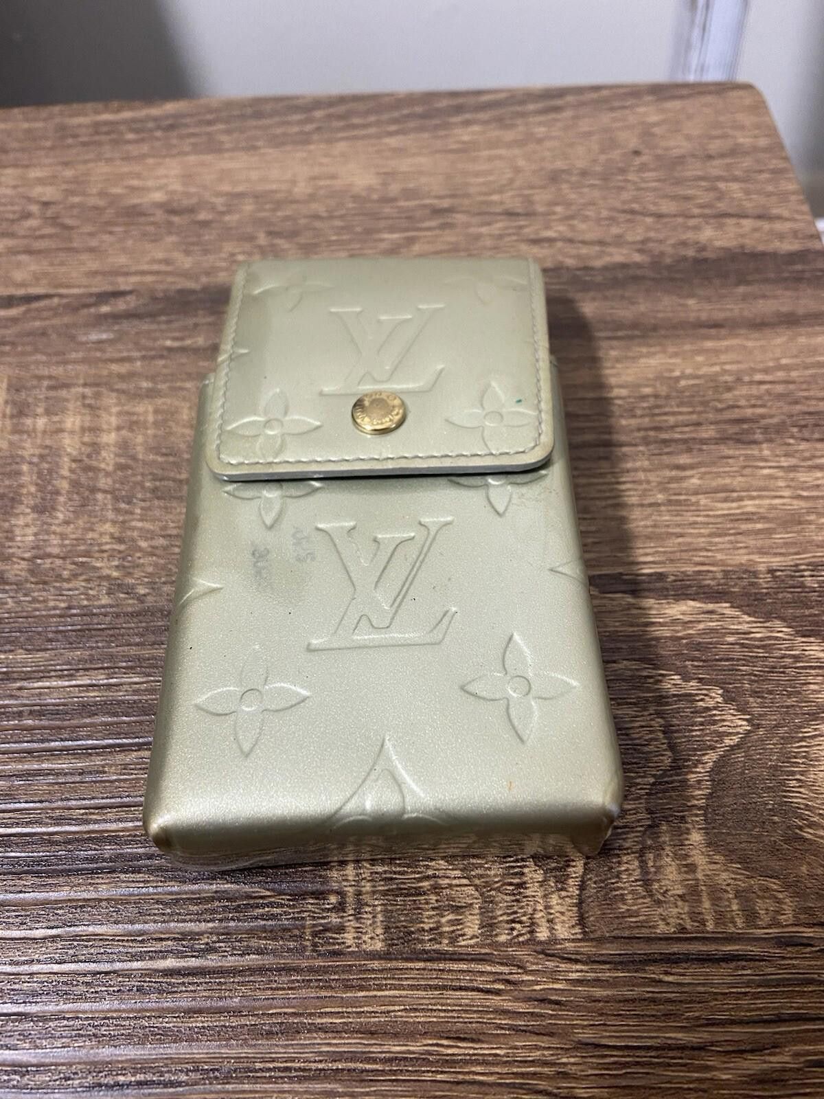 Louis Vuitton Louis Vuitton Vernis gold patent gray leather cigarette case Size ONE SIZE - 7 Thumbnail