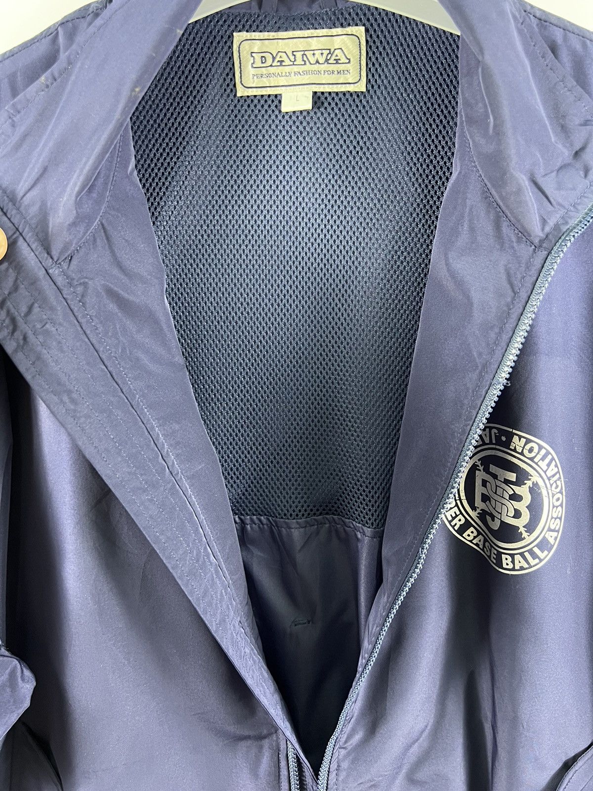 DAIWA 🔥 Daiwa Japan Rubber Base Ball Bomber jacket - L Size US L / EU 52-54 / 3 - 7 Thumbnail