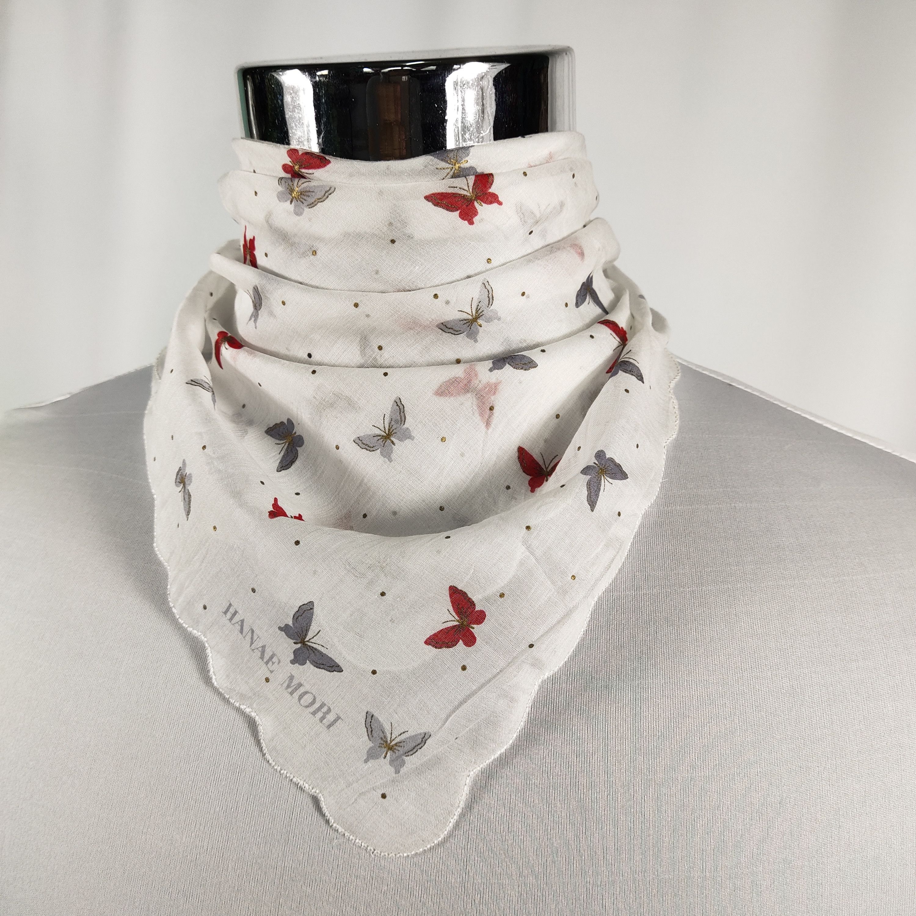 Hanae Mori Hanae Mori Handkerchief / Neckerchief / Bandana FZ224 Size ONE SIZE - 1 Thumbnail