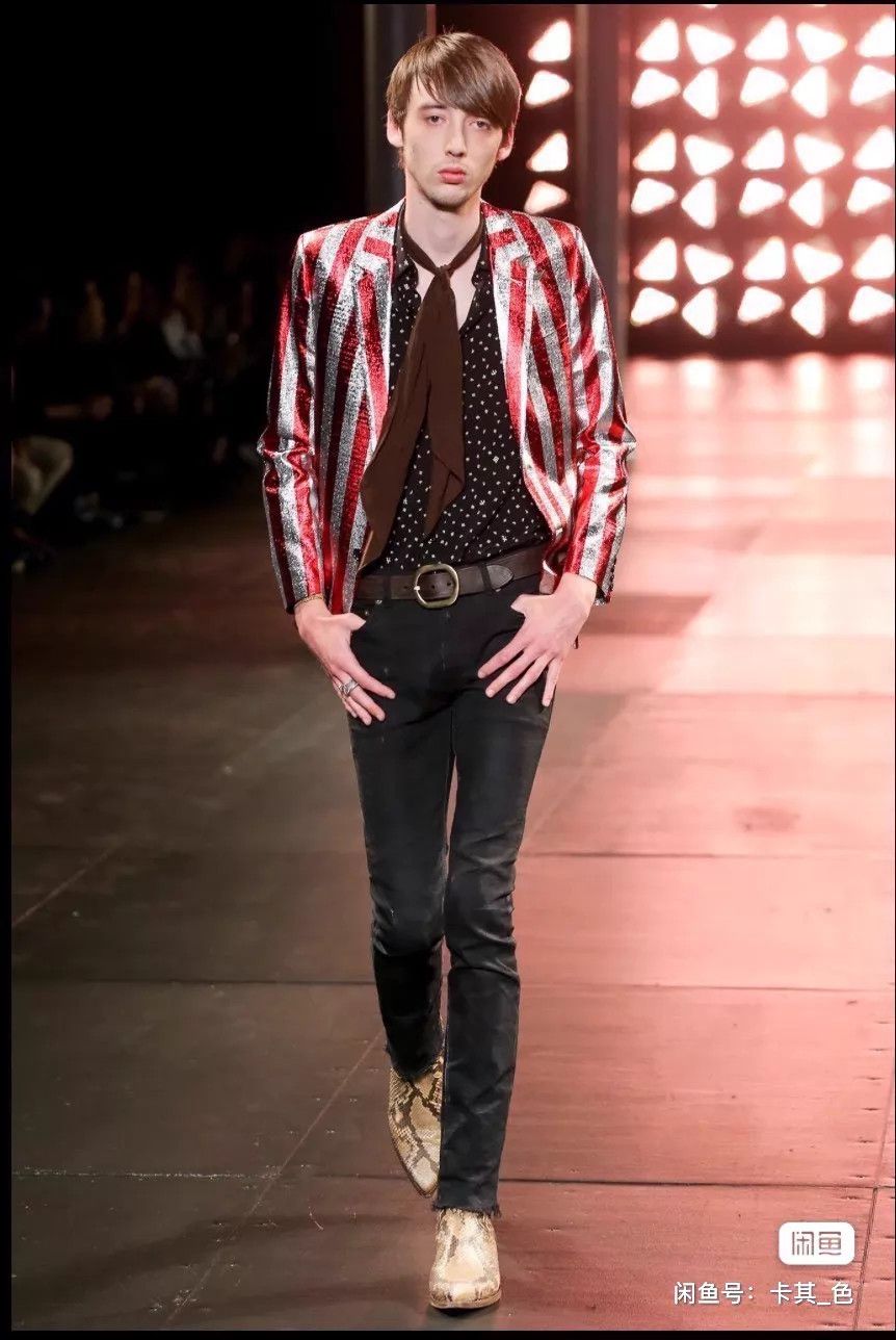 Saint Laurent Paris Saint Laurent SLP Hedi Runway Silk Shirt Men 40 M GD New Size US M / EU 48-50 / 2 - 2 Thumbnail