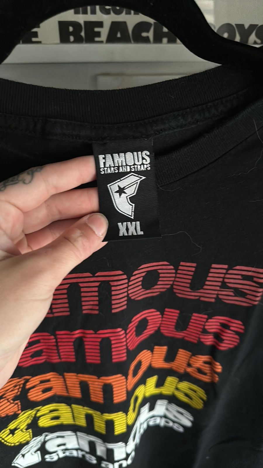 Famous Stars And Straps Famous Stars & Straps Men's Black T-Shirt Size xxl Logo tee Size US XXL / EU 58 / 5 - 3 Thumbnail