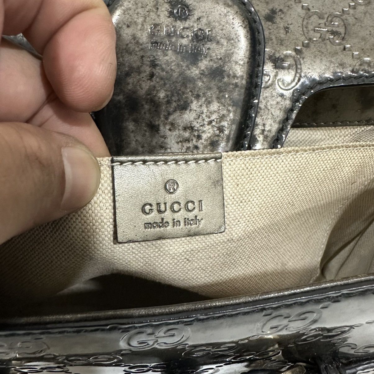Gucci GUCCI HORSEBIT EMILY CHAIN SHOULDER BAG PATENT LEATHER 30 Size ONE SIZE - 16 Thumbnail