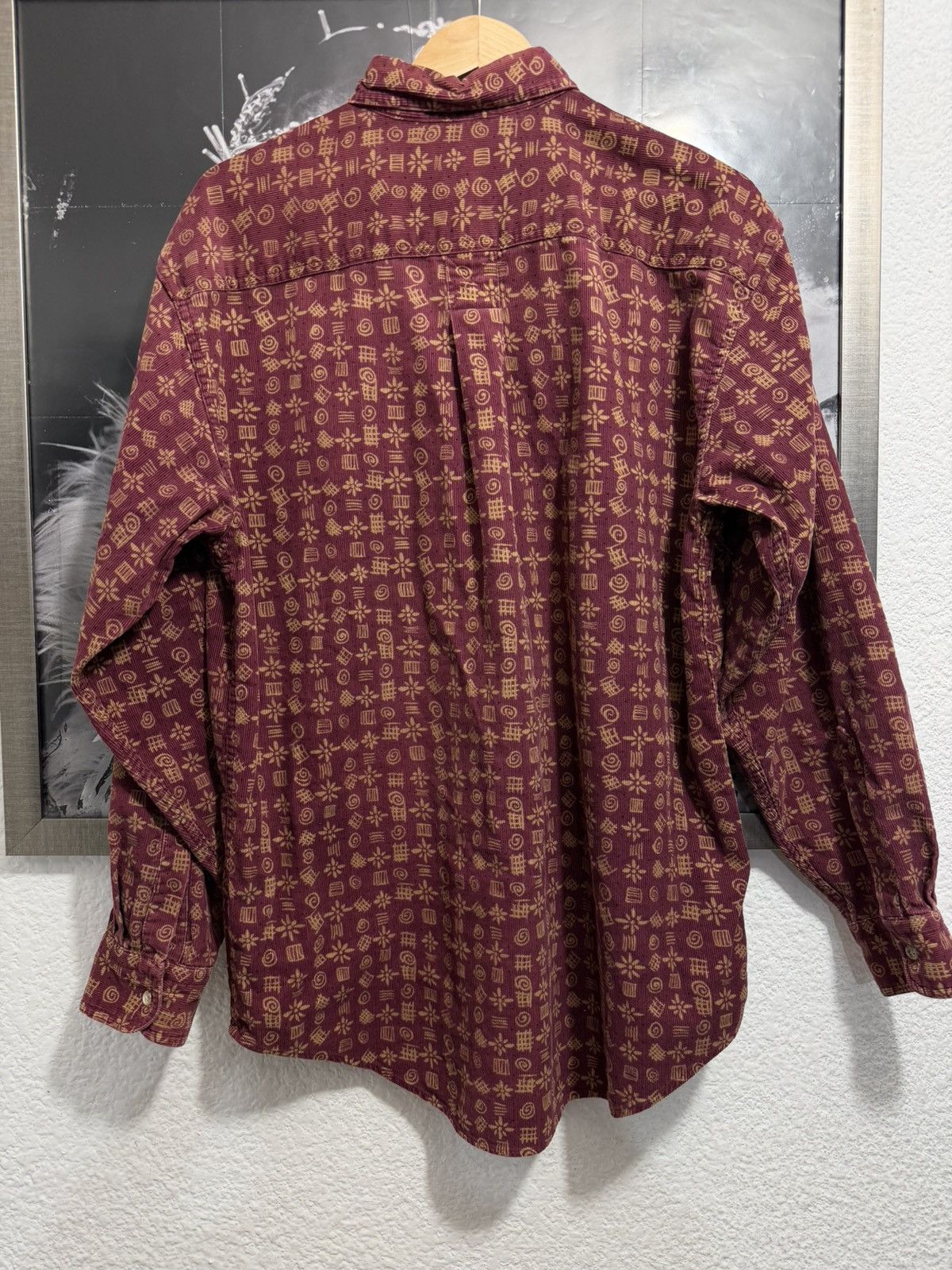 L.L. Bean LL BEAN CORDUROY BUTTON UP T SHIRT 1980’s Size US M / EU 48-50 / 2 - 5 Thumbnail