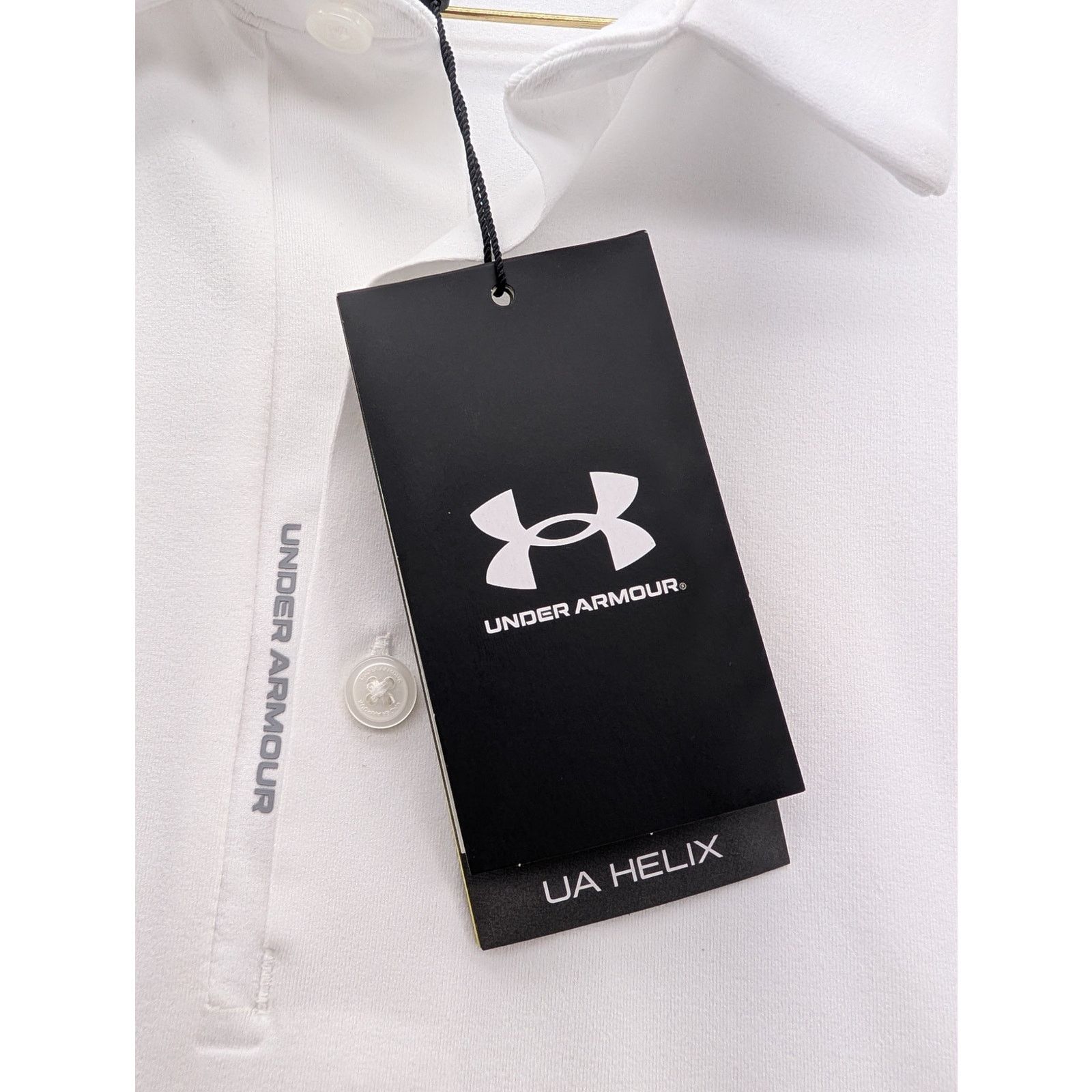 Under Armour NWT Under Armour UA ArmourDry Men's Polo in White size XLT Size US XL / EU 56 / 4 - 5 Thumbnail