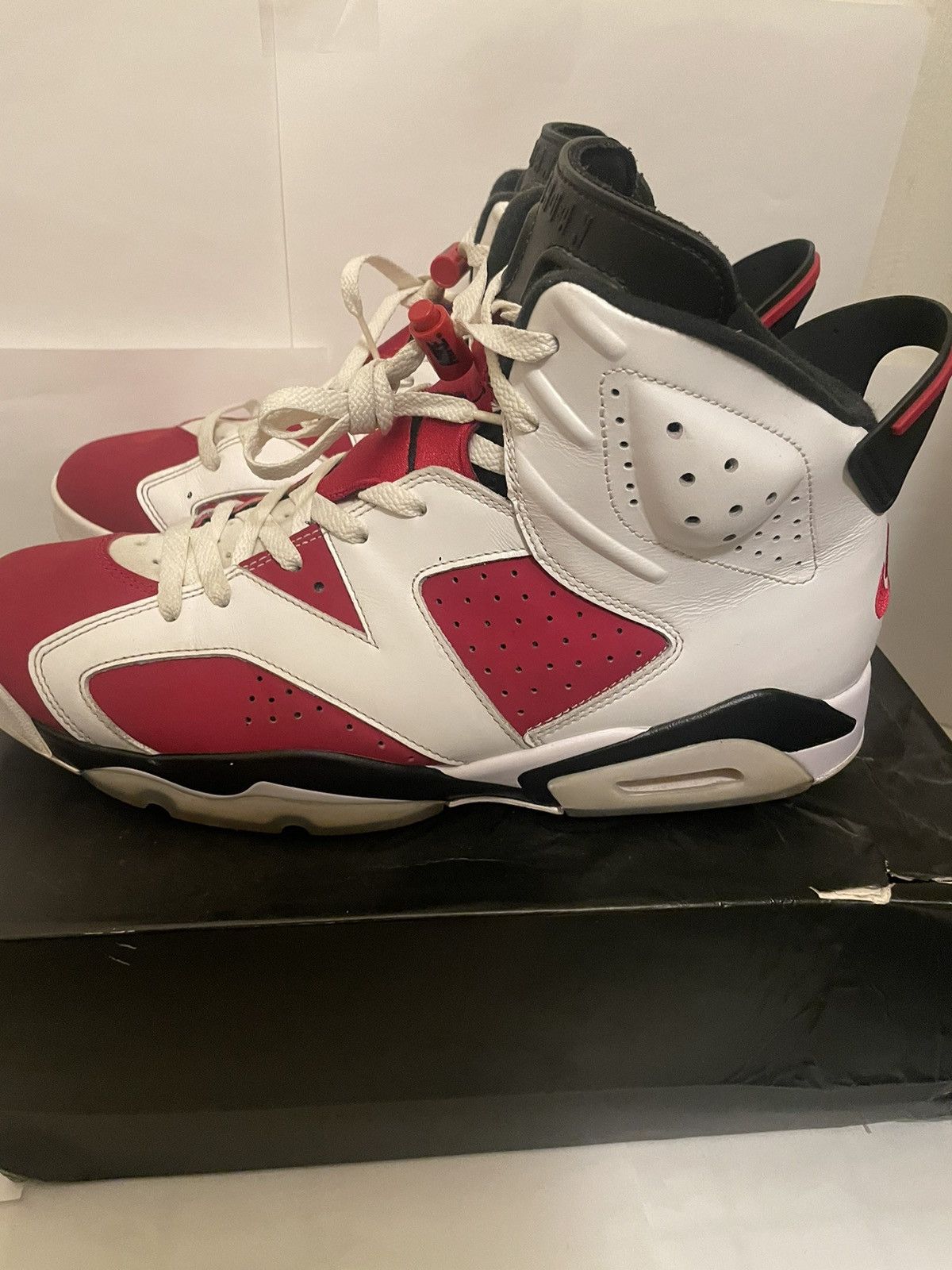 Jordan Brand × Nike Air Jordan 6 carmine size 13 Size US 12 / EU 45 - 3 Thumbnail