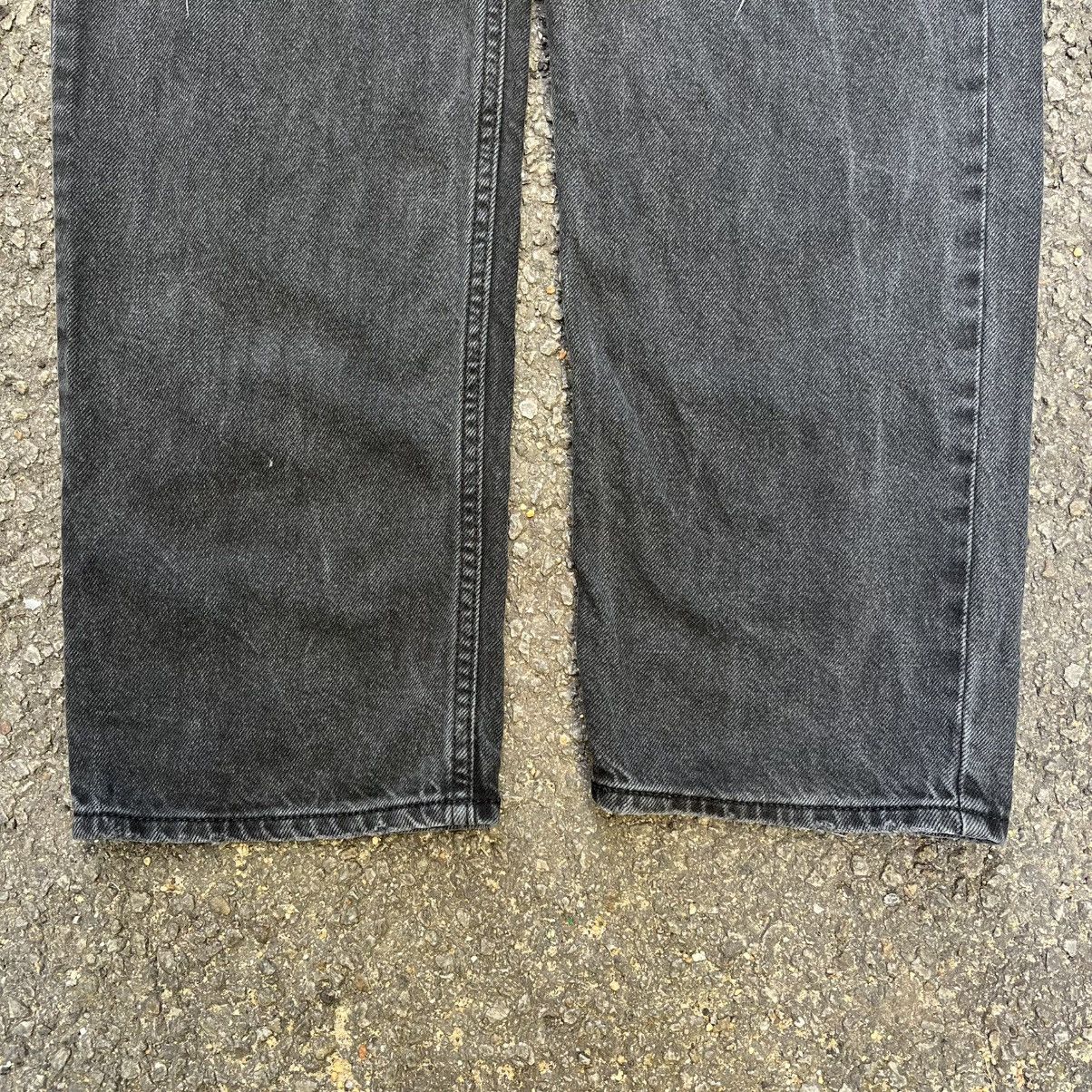 Levi's Levis Silvertab Baggy Distressed Jeans Faded Black Denim Size US 30 / EU 46 - 2 Thumbnail