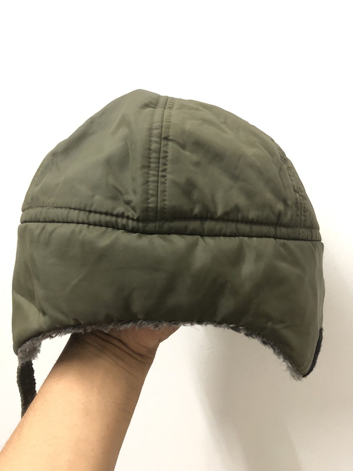 If Six Was Nine × Japanese Brand × Le Grande Bleu (L.G.B.) Sugai Ori Fur Hat Military Green if six was nine style Size ONE SIZE - 5 Thumbnail