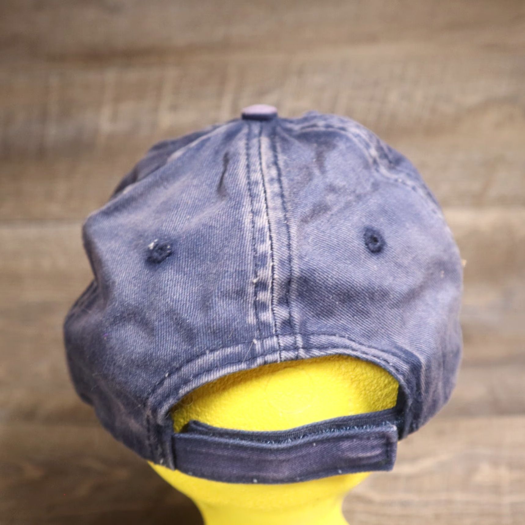 Denime Virginia Beach Blue Denim Strapback Baseball Cap Hat Adult Hat Strapback Blue Denim Virginia Beach Cap Men One Size Blue Hat Size ONE SIZE - 4 Thumbnail