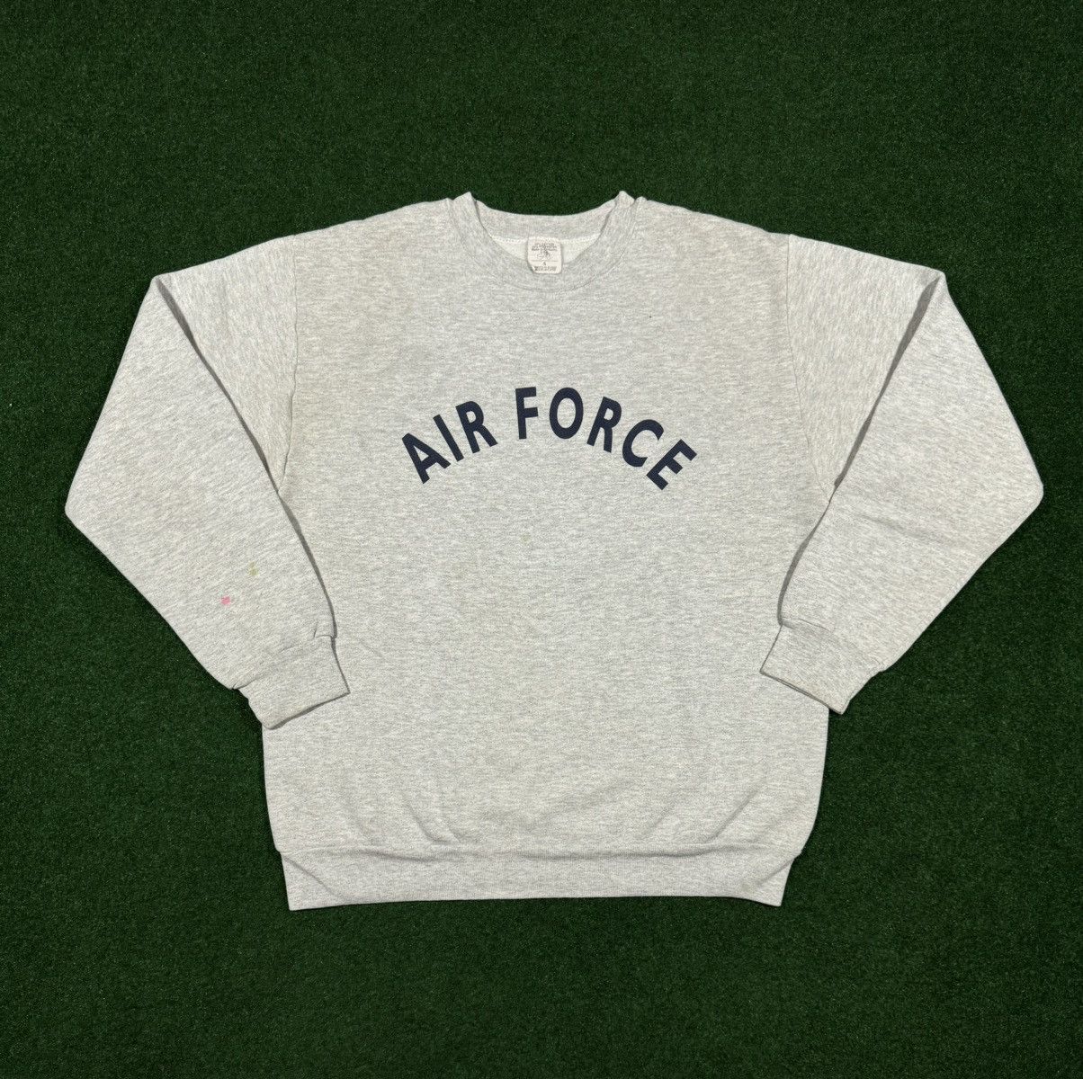 Vintage Vintage 90s Air Force Arc Crewneck Sweatshirt Size US S / EU 44-46 / 1 - 1 Thumbnail