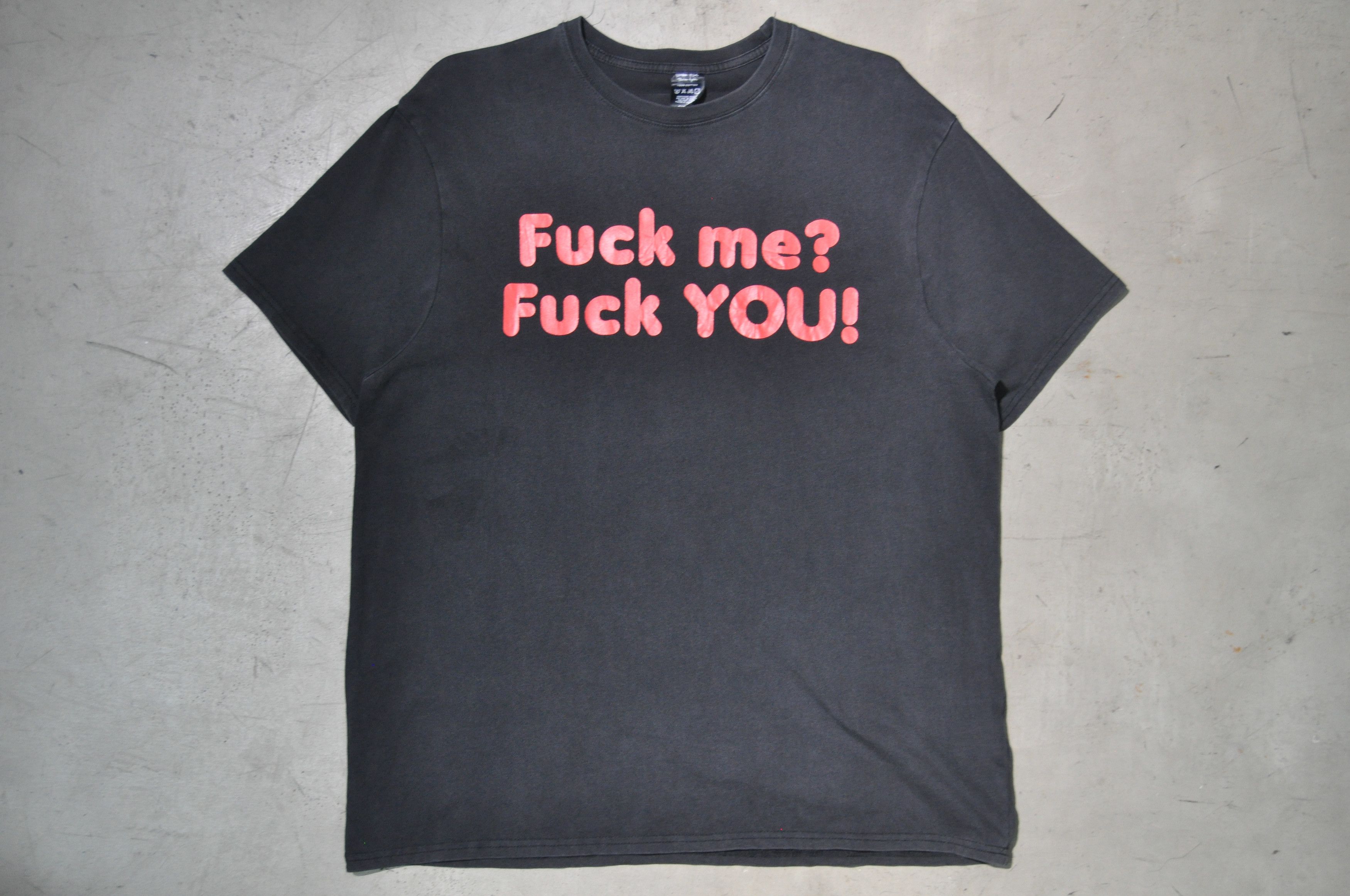 Pre-owned Number N Ine Number Nine - Fuck Me? Fuck You! Tee In