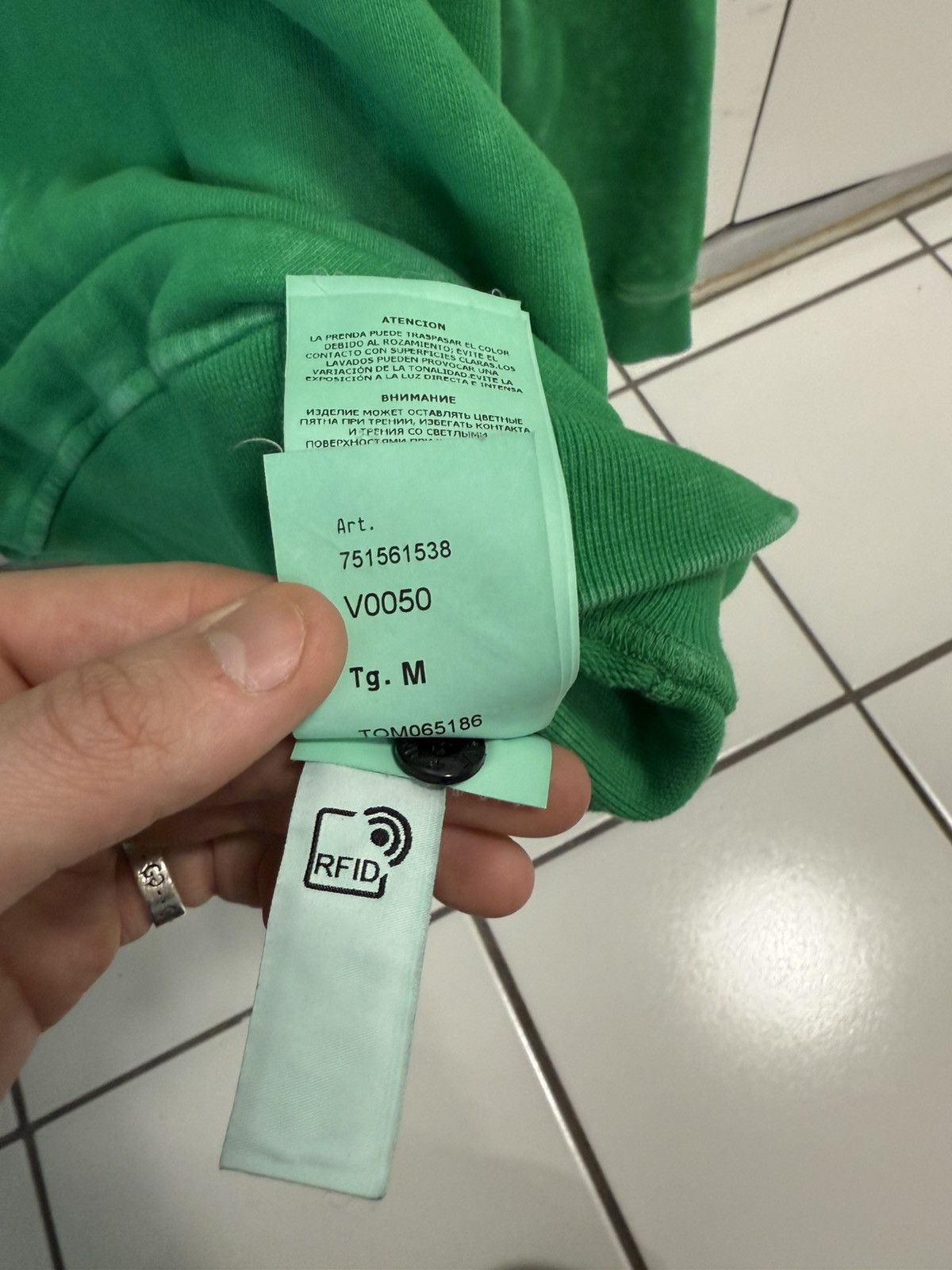 Stone Island RARE Stone Island Sweatshirt Acid Green Medium Size US M / EU 48-50 / 2 - 6 Thumbnail
