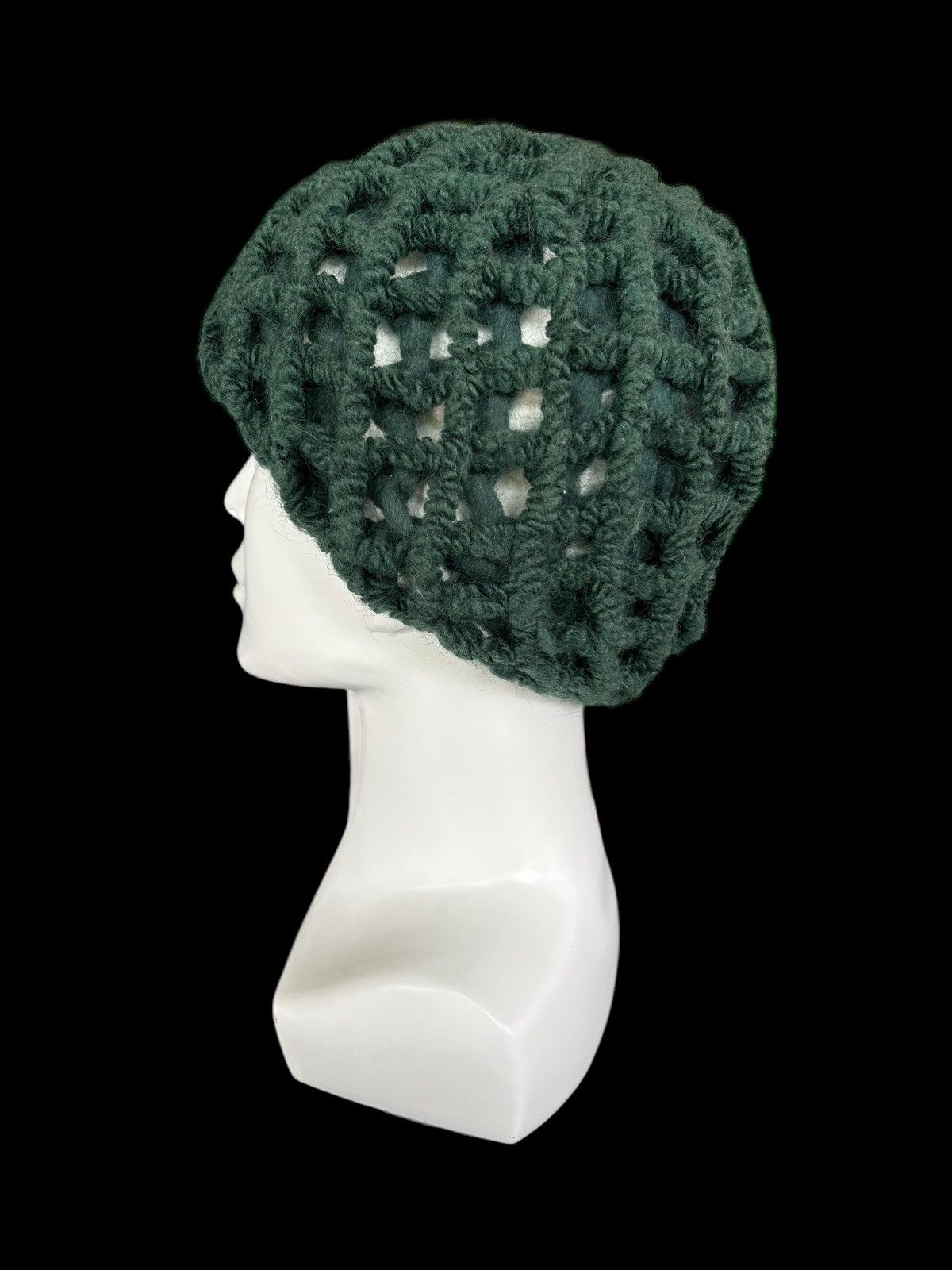 Japanese Brand × Kapital × Vintage Rare Crochet Knitted Handmade hairy Beanie Hats ☠️☠️ Size ONE SIZE - 1 Thumbnail