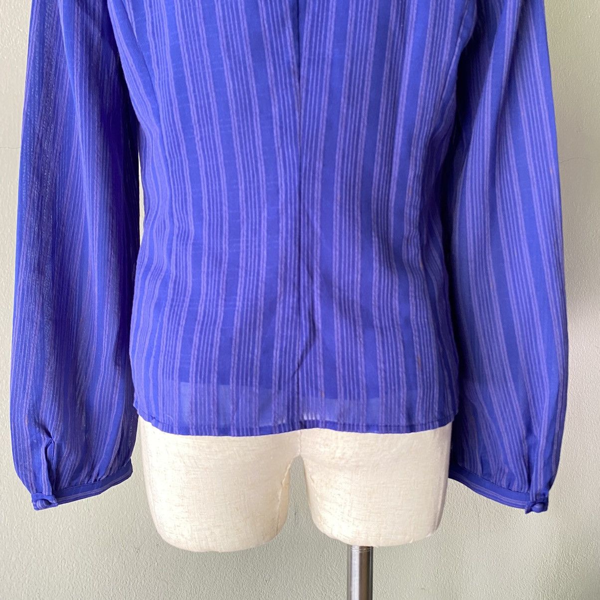 Pierre Cardin Pierre Cardin Purple Sheer Ruffle Blouse Size M / US 6-8 / IT 42-44 - 21 Thumbnail