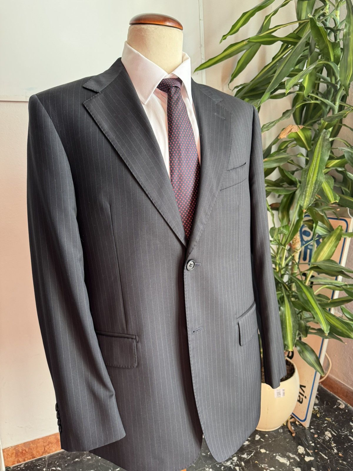 Valentino Valentino suit blue 50 Size 50R - 2 Thumbnail