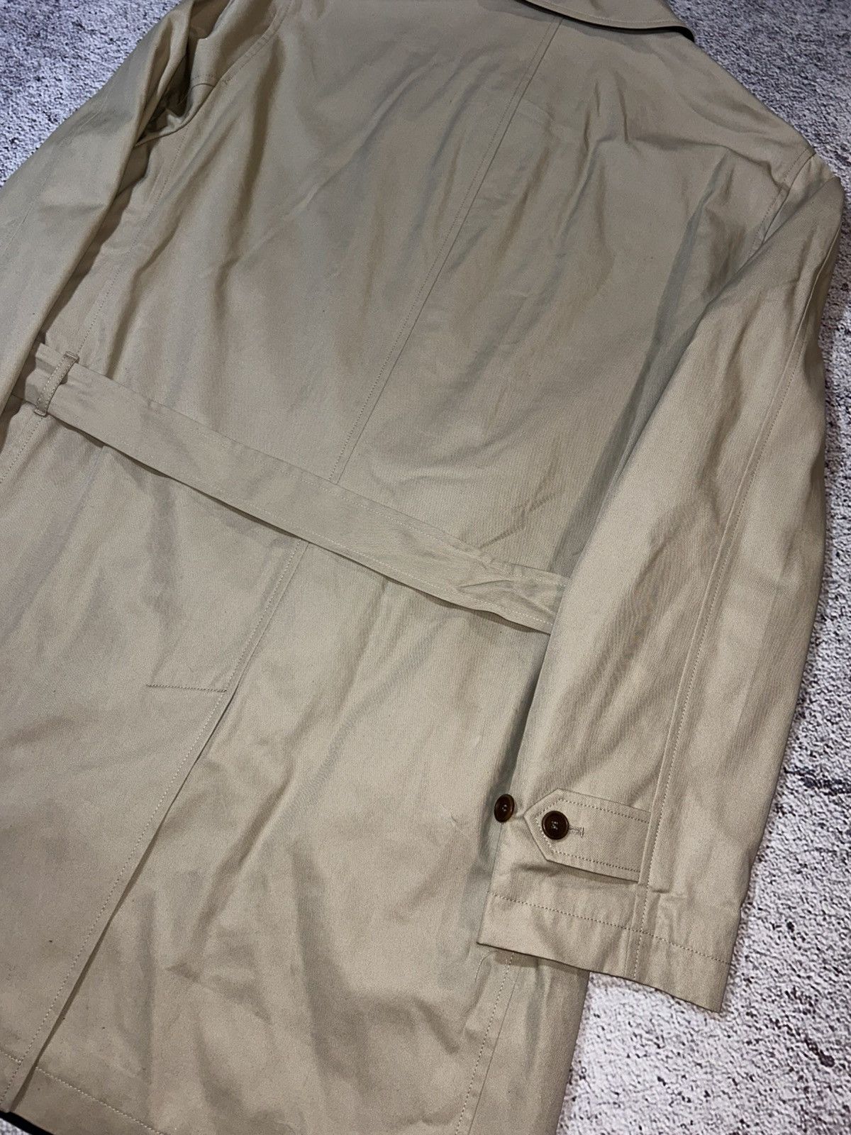 Lacoste Lacoste Vintage Beige Trench Coat Classic Mac Coat Size 60 Size US L / EU 52-54 / 3 - 13 Thumbnail