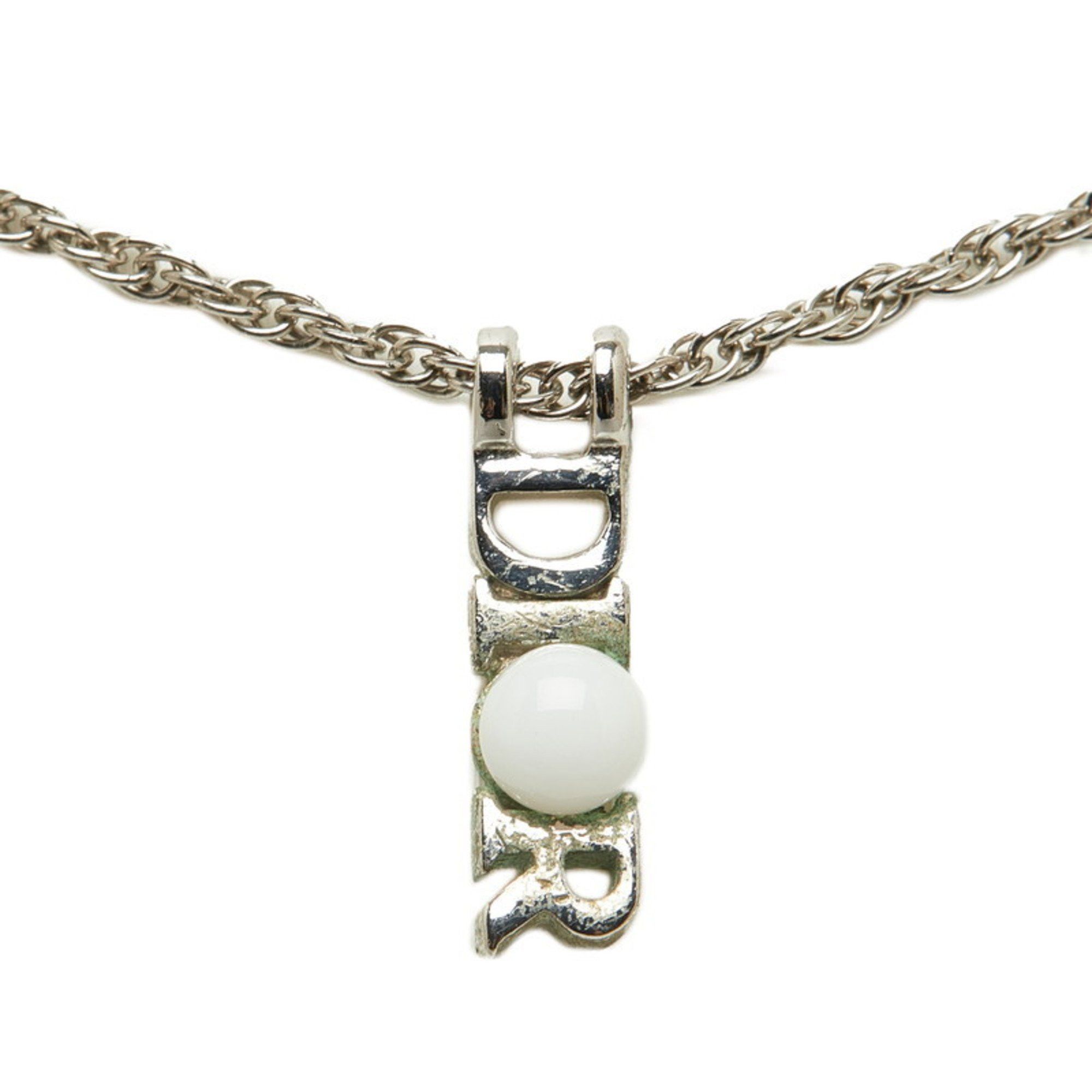 image of Christian Dior Dior Necklace Silver Metal Ladies, Women's
