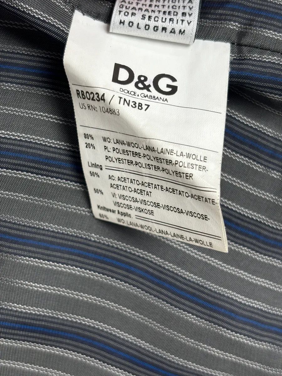 Dolce & Gabbana AW2009 Dolce & Gabbana Grey Wool Knit Collar Jacket Size US L / EU 52-54 / 3 - 12 Thumbnail