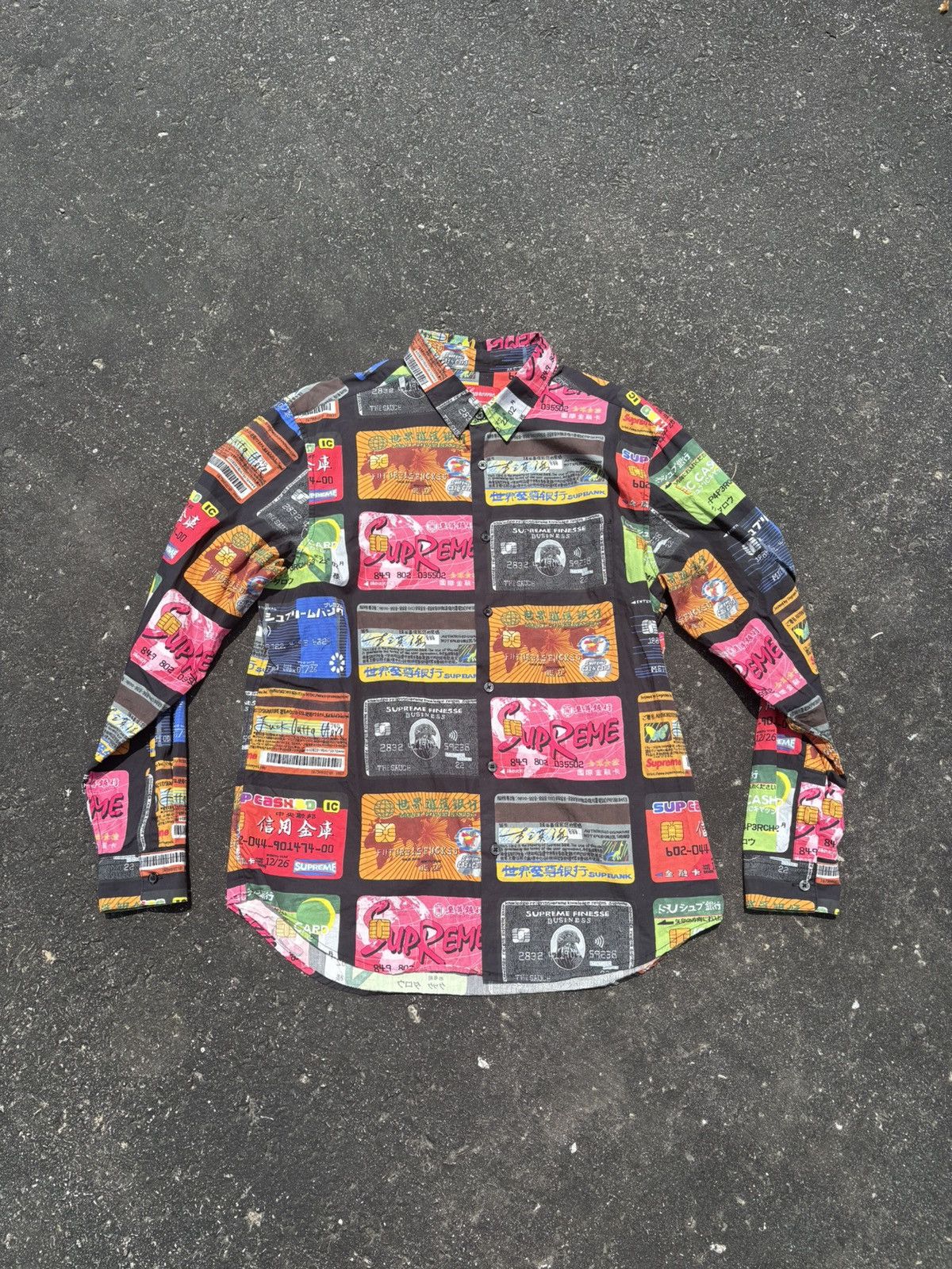 Supreme Supreme SS22 Credit Card Long Sleeve Button Up Size US M / EU 48-50 / 2 - 1 Thumbnail