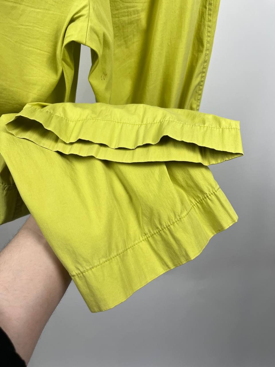 Jil Sander Jil Sander Lime Green Cotton Trousers Pants Minimalist Size 40" / US 18 - 6 Thumbnail