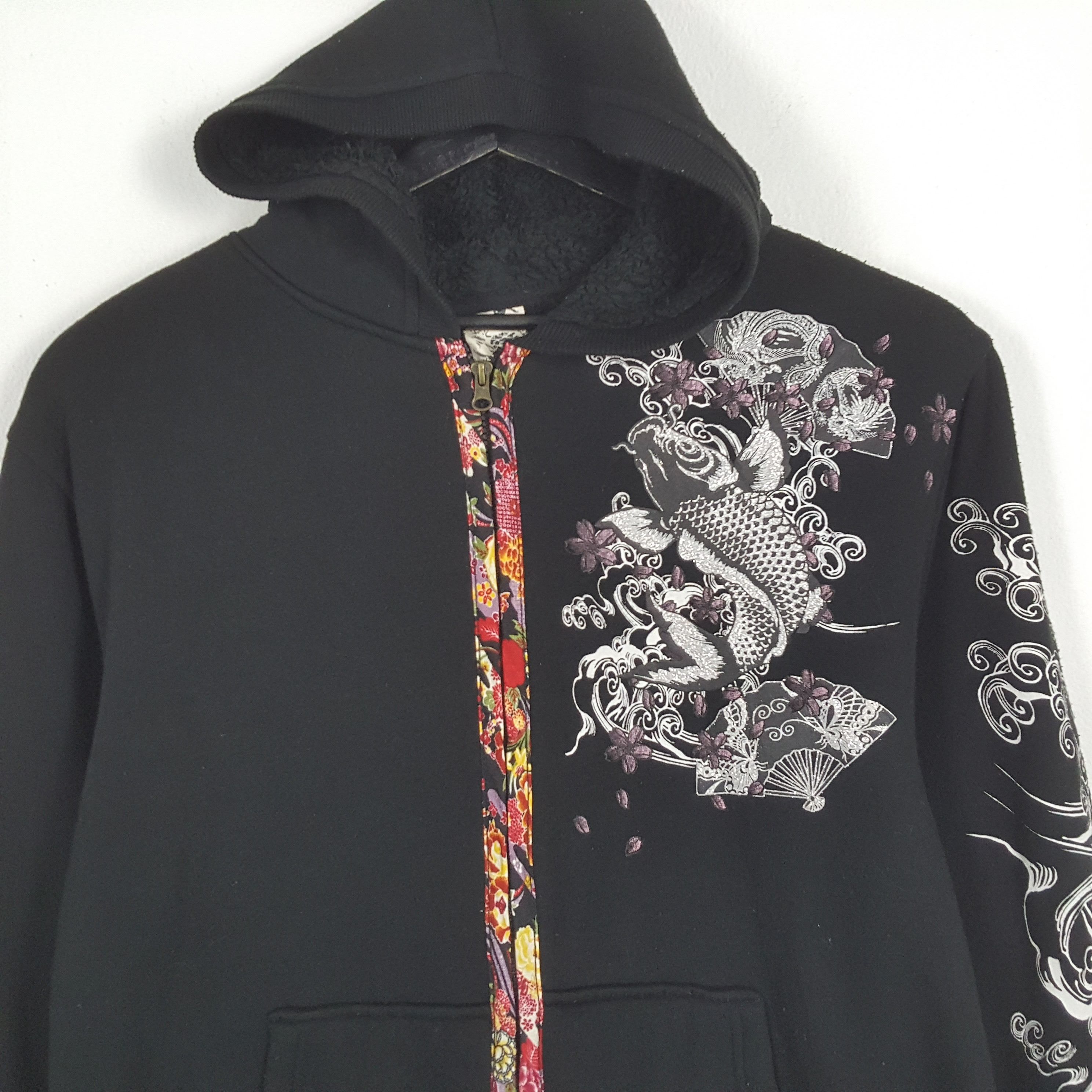 Vintage SUKAJAN SOUVENIR Japanese Streetwear Style Zipper Hoodies Size US L / EU 52-54 / 3 - 4 Thumbnail