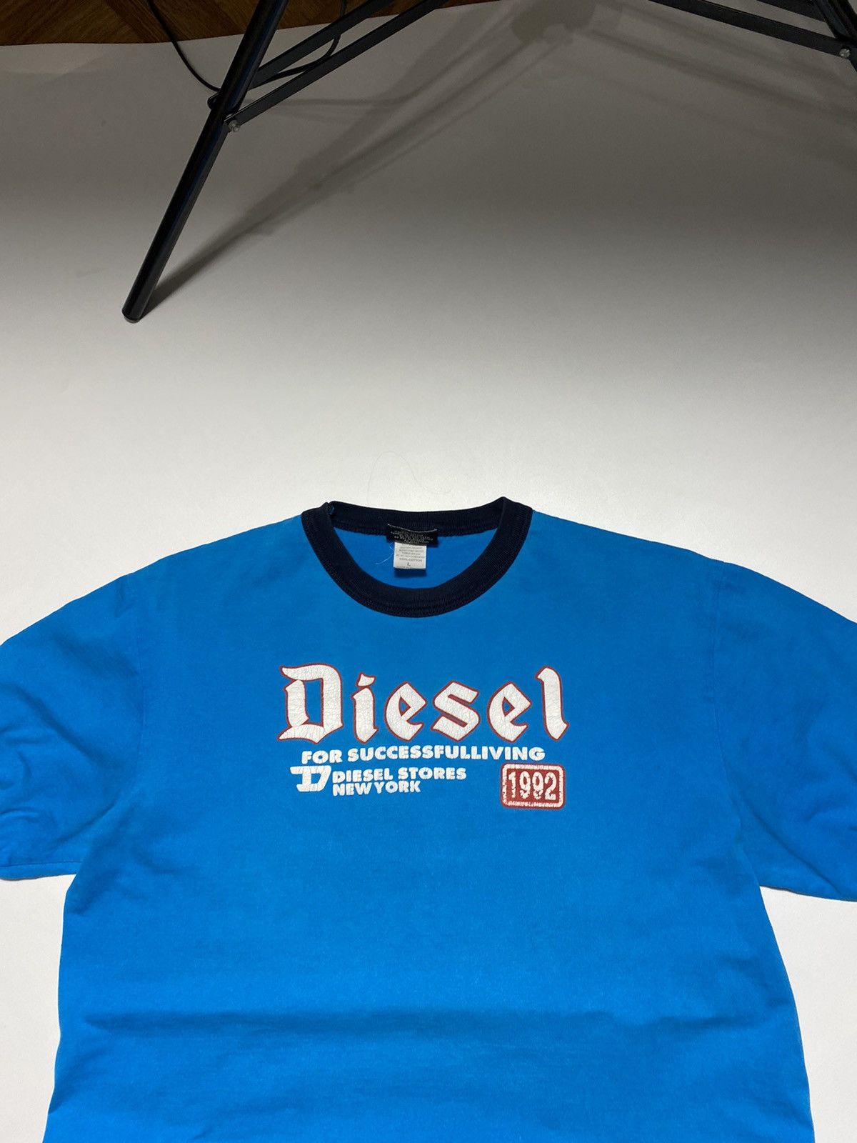 Diesel × Vintage Vintage Y2k Hype Diesel Logo T-shirt Size US M / EU 48-50 / 2 - 3 Thumbnail