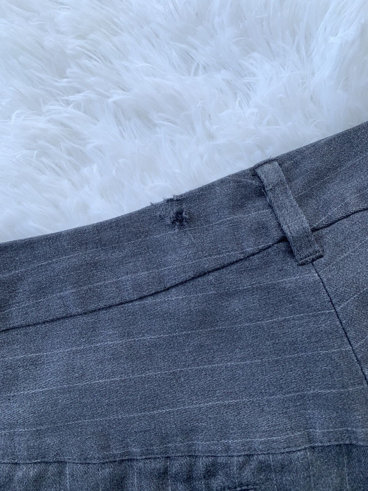 Japanese Brand Des Pres Paris Wide Leg Pinstripe Pants Size US 28 / EU 44 - 11 Thumbnail