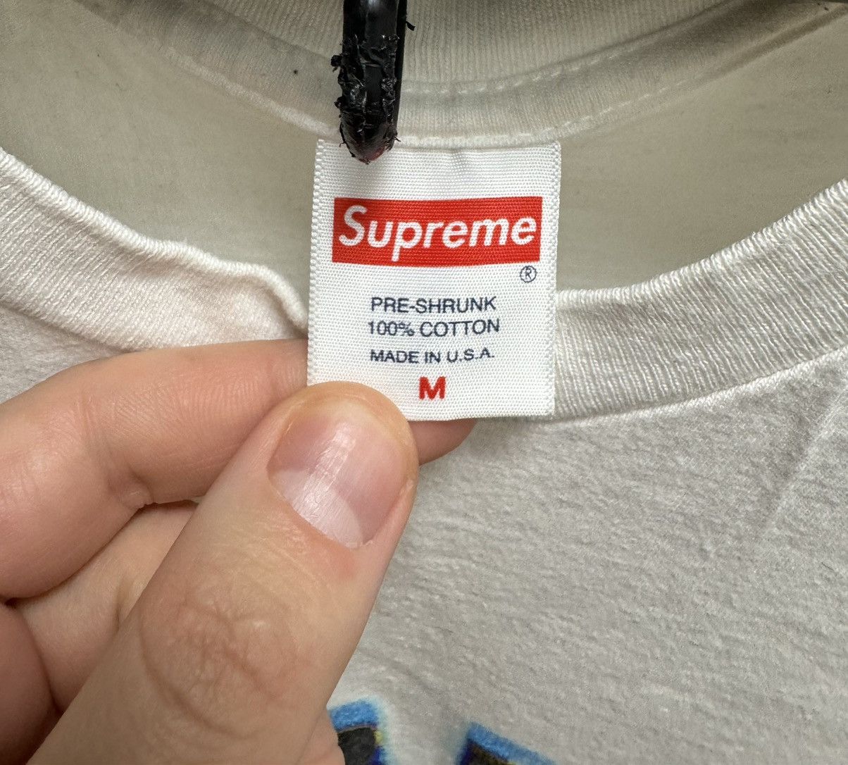 Supreme Supreme white t-shirt 3D emblem M size box logo Size US M / EU 48-50 / 2 - 5 Thumbnail