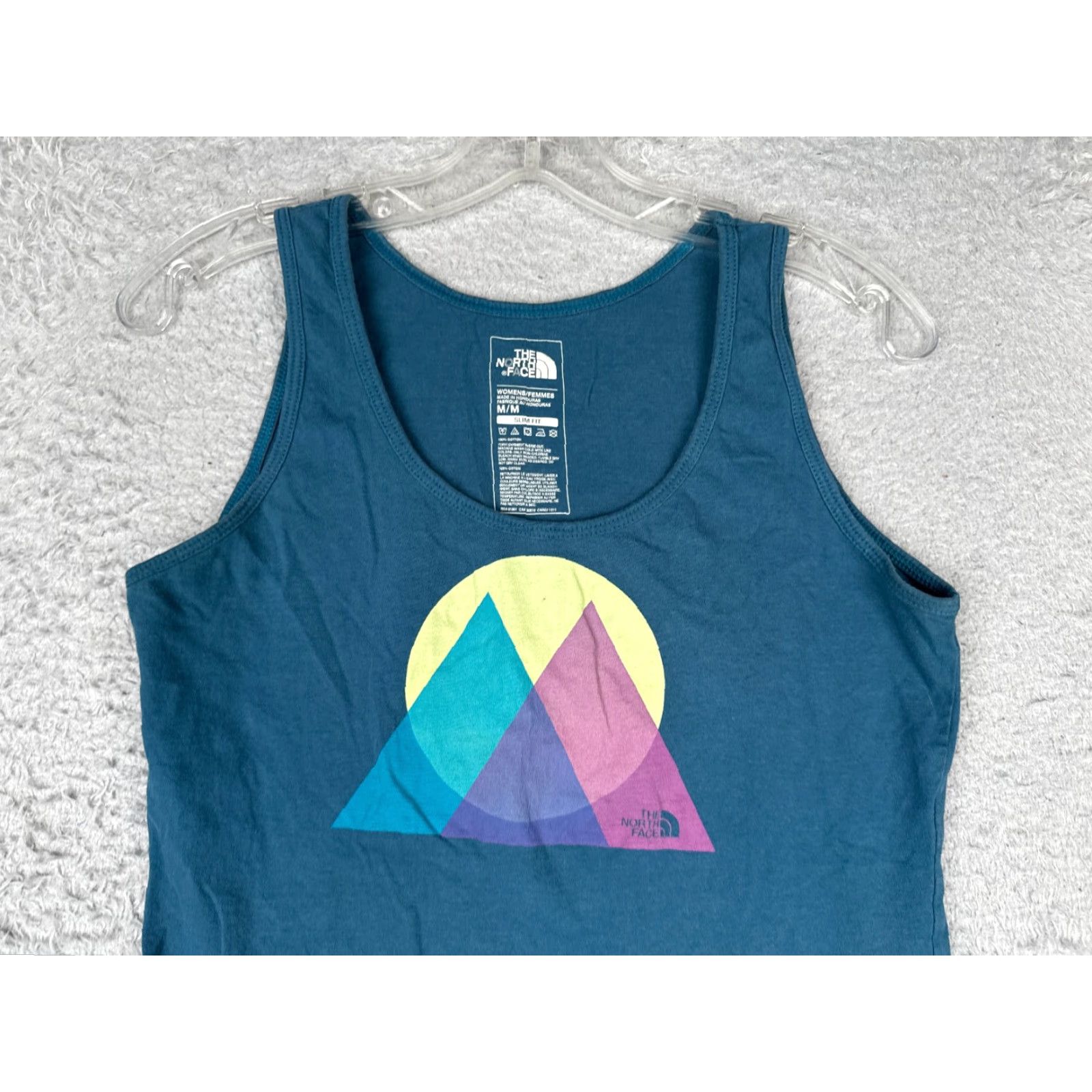 The North Face The North Face Shirt Women Medium Blue Tank Sleeveless Scoop Neck Cotton Slim Size M / US 6-8 / IT 42-44 - 4 Thumbnail