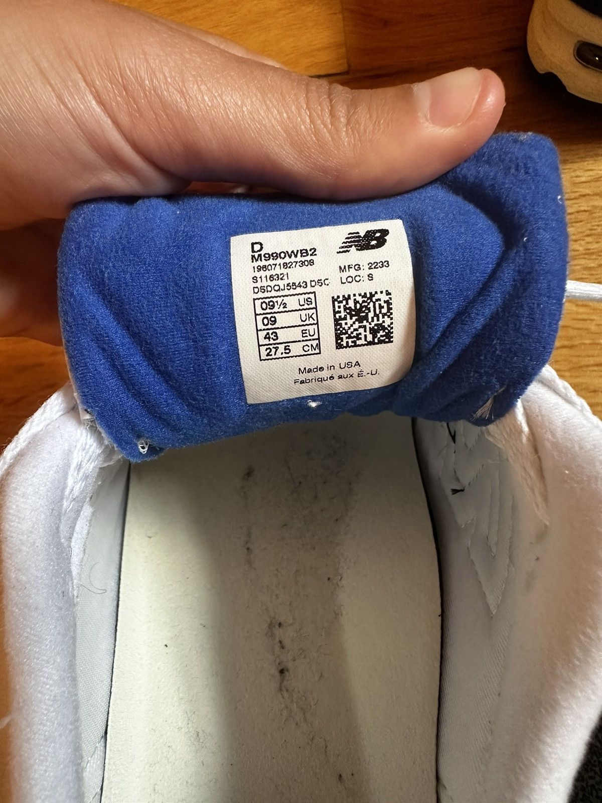 New Balance Made in USA NB 990 Size US 9.5 / EU 42-43 - 3 Thumbnail
