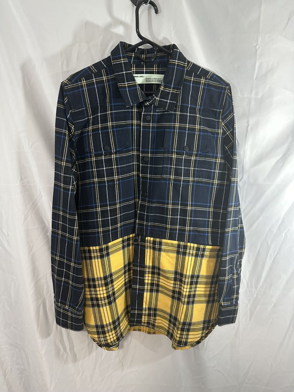 Off-White Off White Plaid Shirt Size US M / EU 48-50 / 2 - 2 Thumbnail