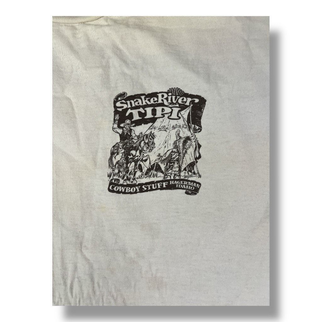 Other Vintage Oneita Cowboy Stuff Hagerman Idaho Western Single St Size US XL / EU 56 / 4 - 6 Thumbnail