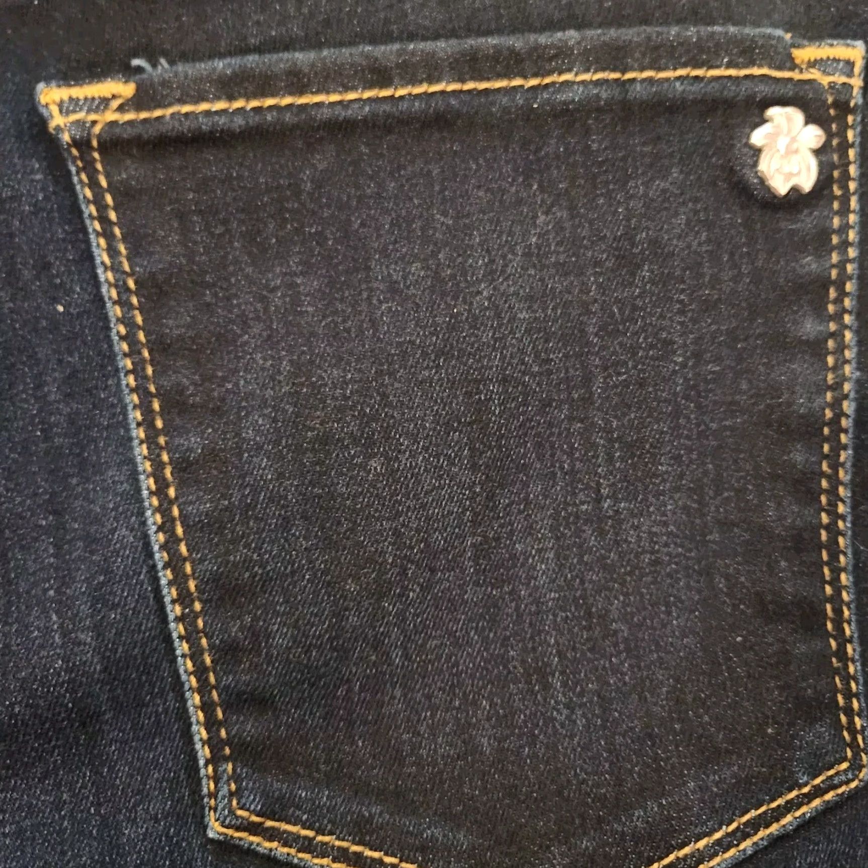 Denime Black Orchid Denim Women Jeans 28W Skinny Dark Wash Ankle Blue 26.75 Inseam Cropped Womens Size 28" / US 6 / IT 42 - 7 Thumbnail