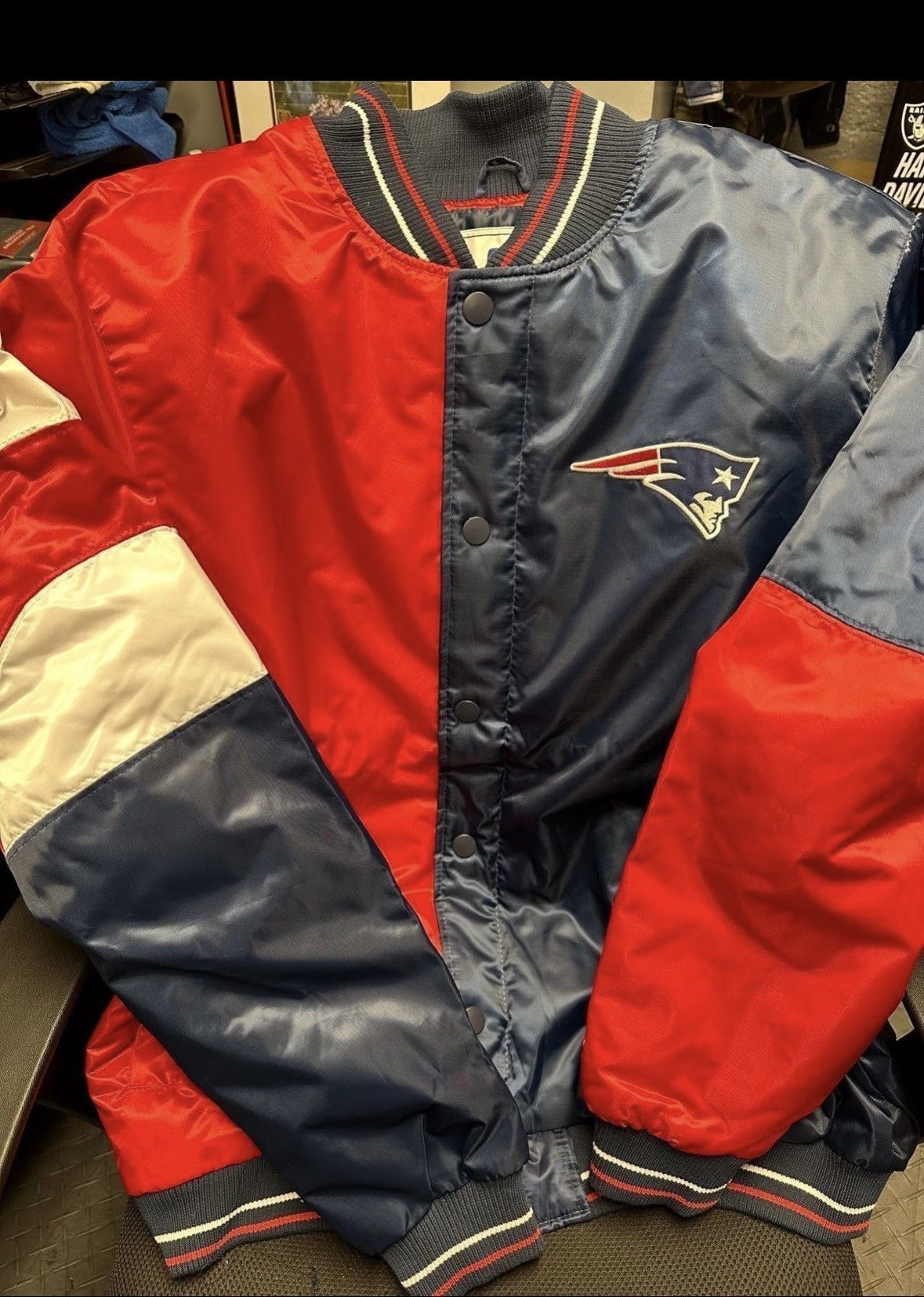 Starter New England Patriots Starter Jacket NWT Size US XL / EU 56 / 4 - 1 Thumbnail