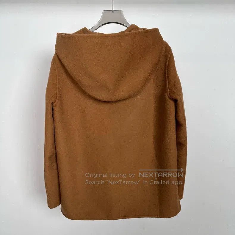Hermes Hermes Orange Cashmere Hooded Short Coat Size XXS / US 00 / IT 34 - 2 Thumbnail